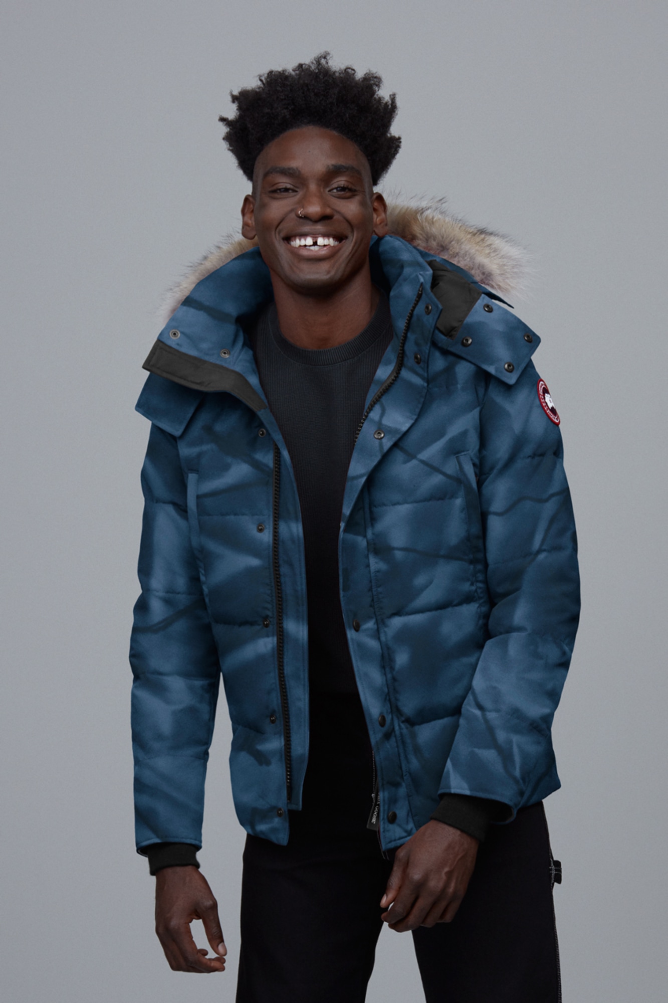 canada goose Raincoats Abstract Blue Camo canada goose Raincoats Abstract Blue Camo
