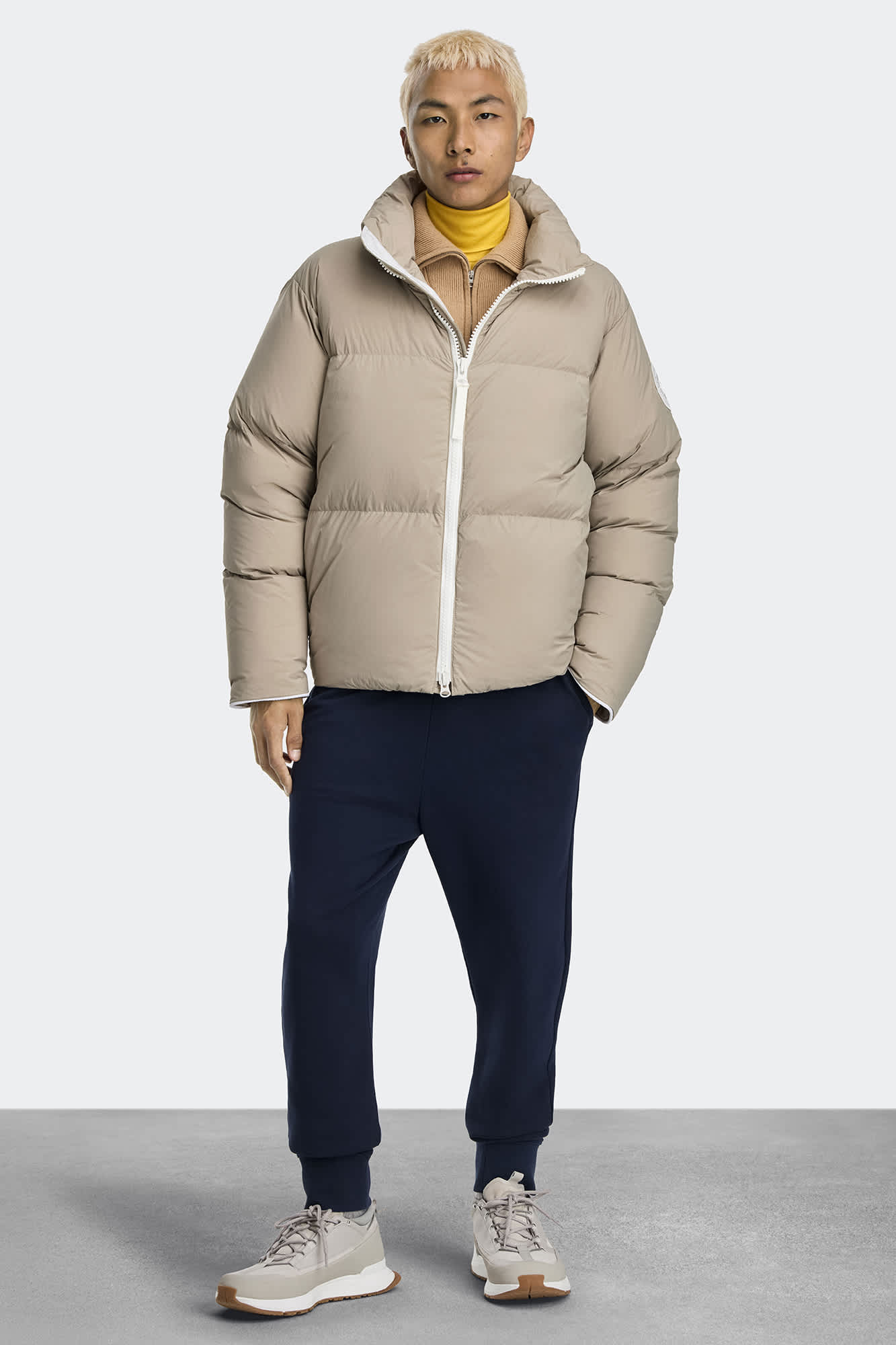 Lawrence Puffer Jacket White Disc