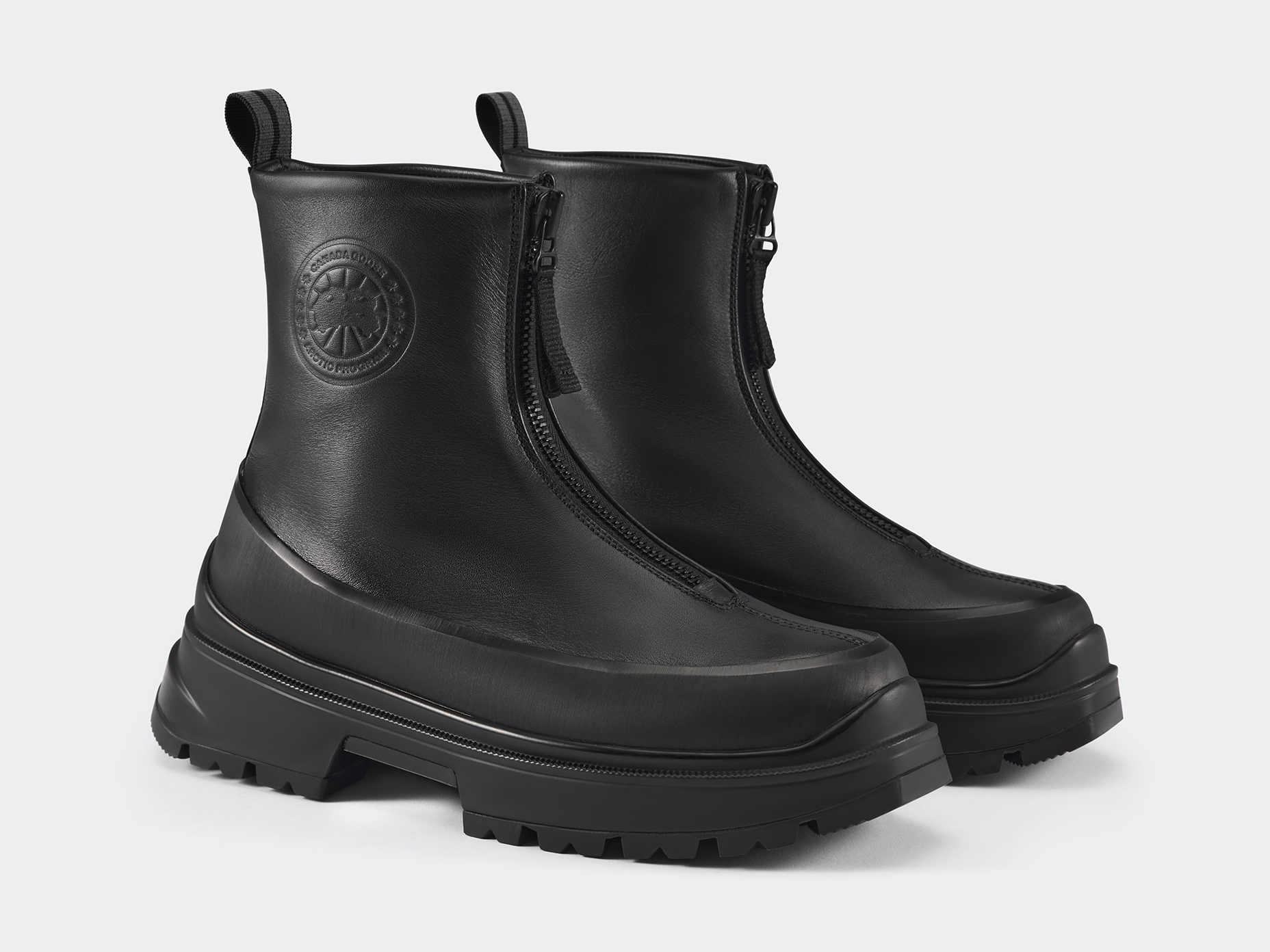 Kya Zip-up Boot - Black