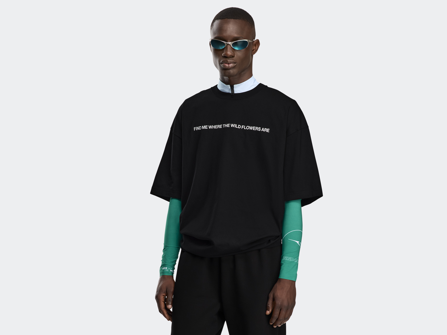 Zenith Tee - Wildflower Black