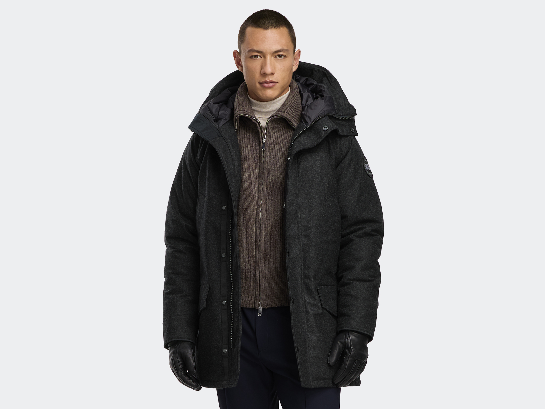 Langford Parka Wool - Carbon Melange