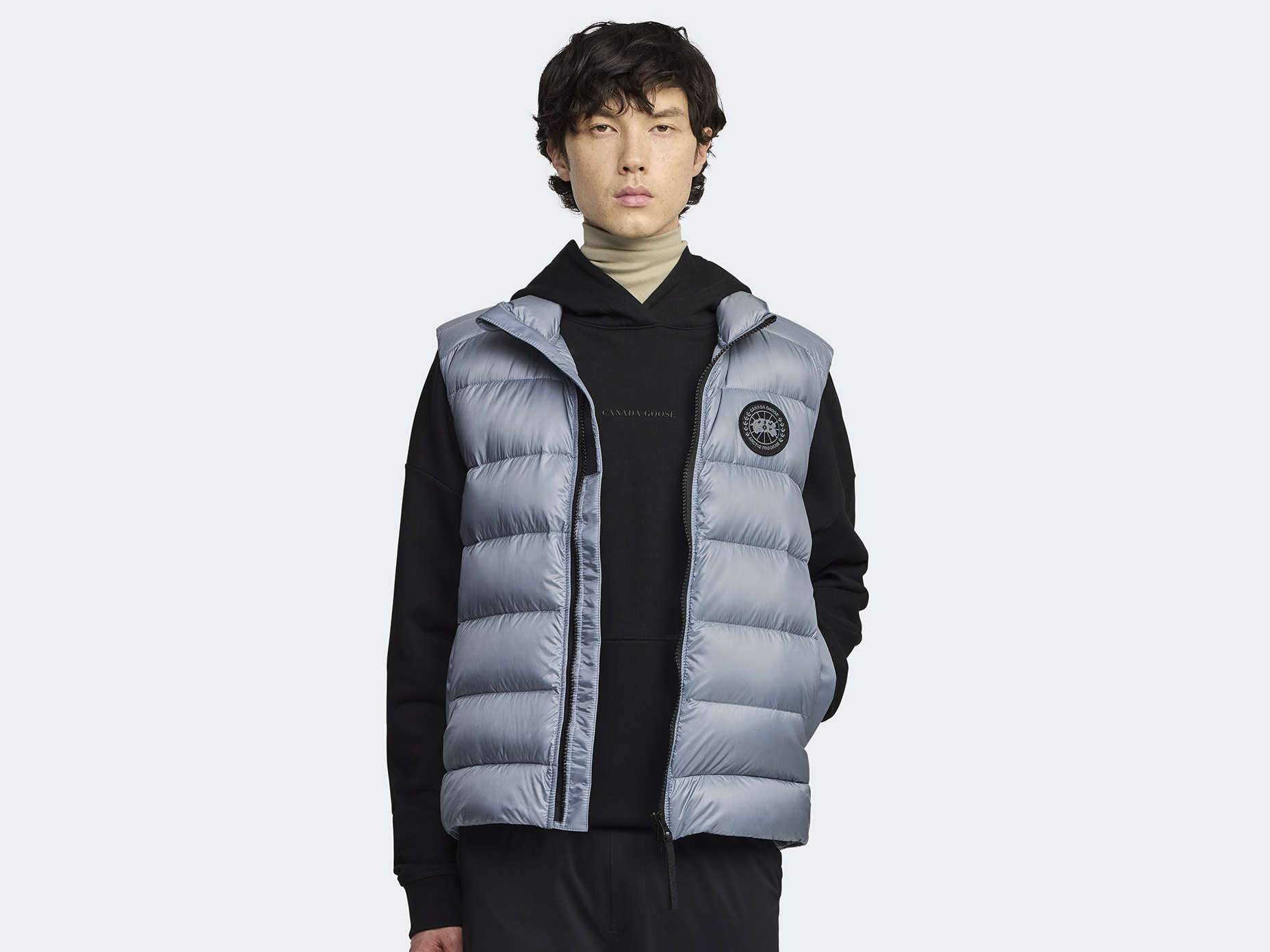 Crofton Vest Black Label - Light Ozone Blue