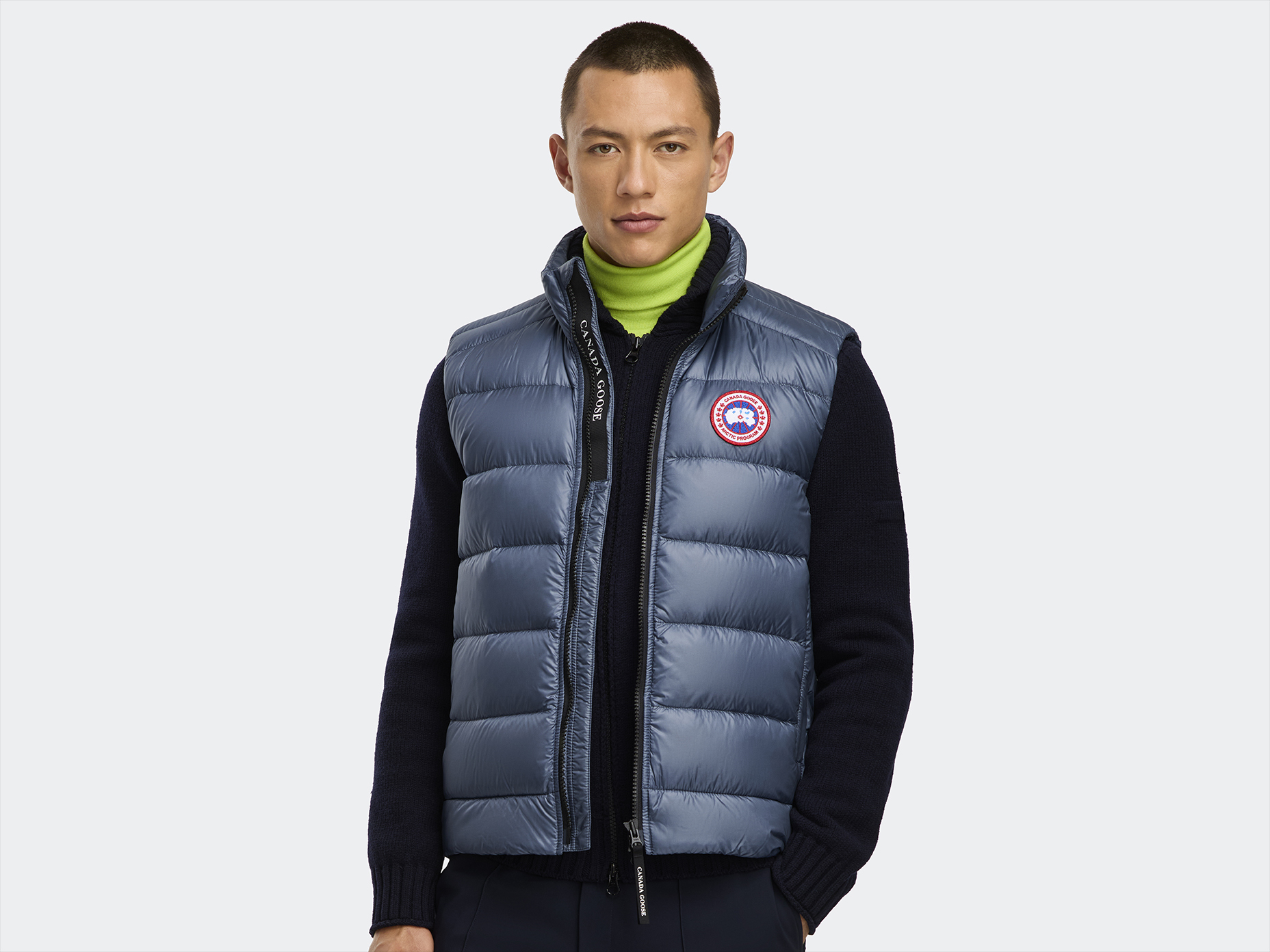 Crofton Vest - Ozone Blue