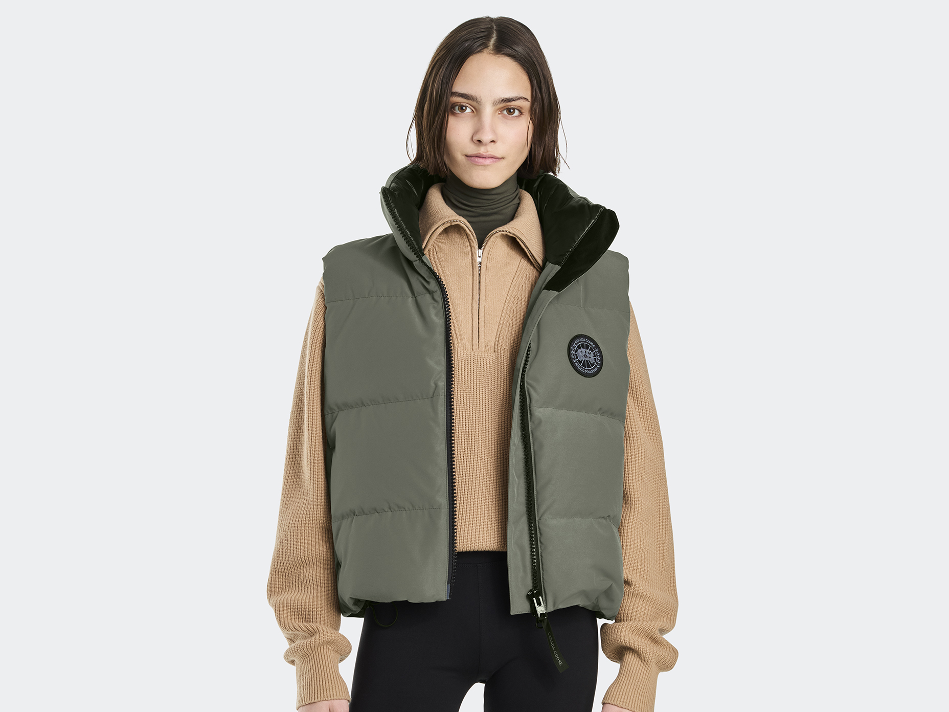 Grandview Cropped Vest Black Label - Sagebrush