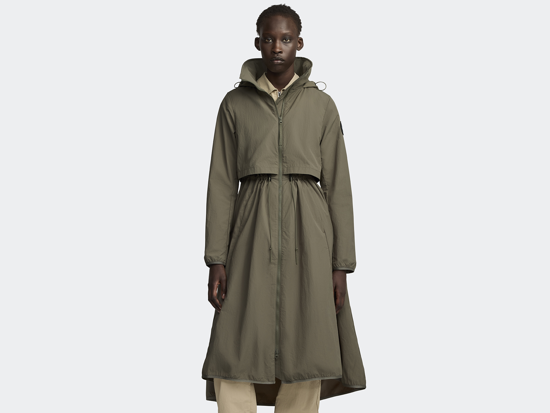 Sinclair Long Coat Black Label - Smokey Sage