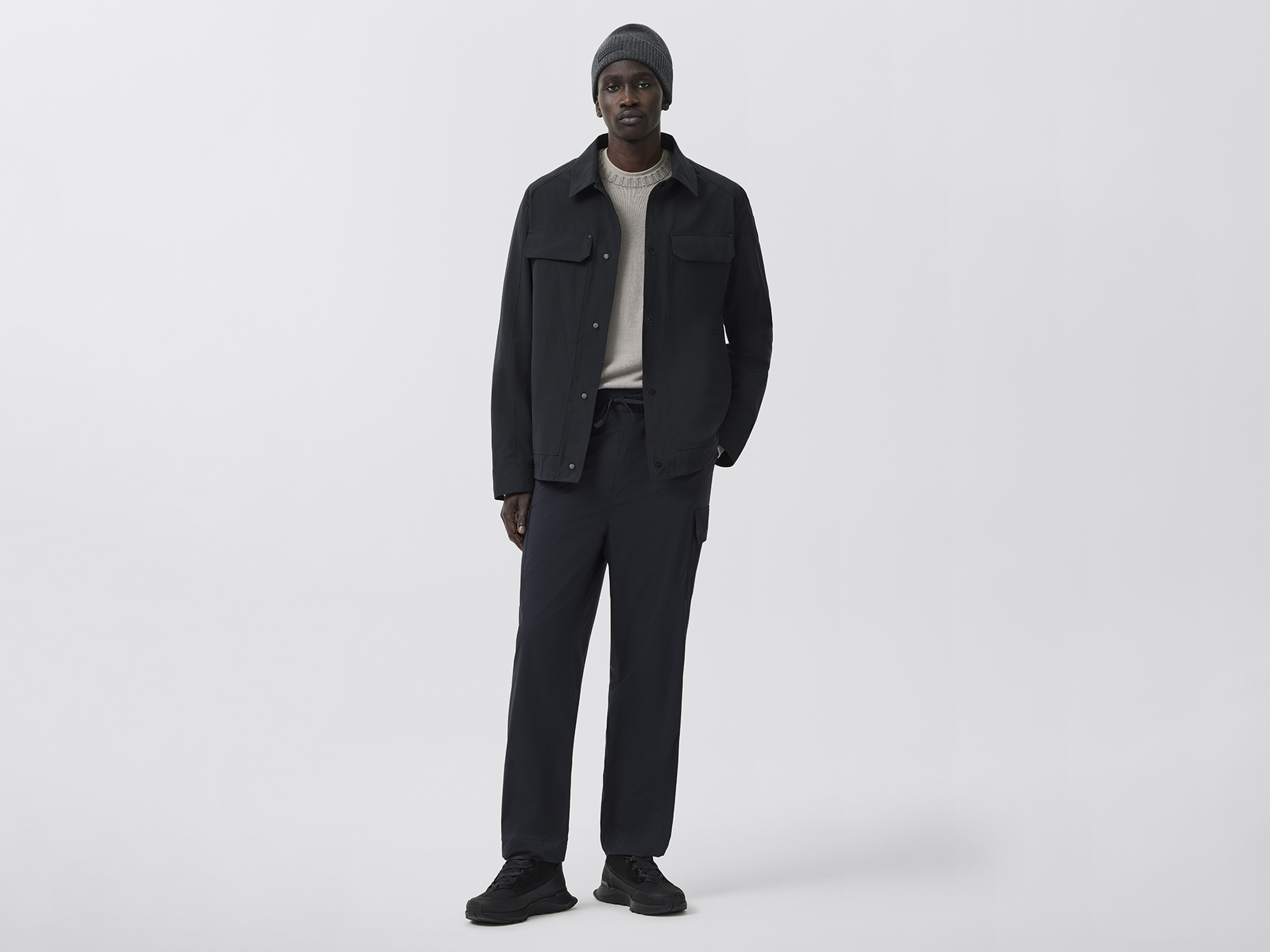 Burnaby Chore Coat Black Label - Black