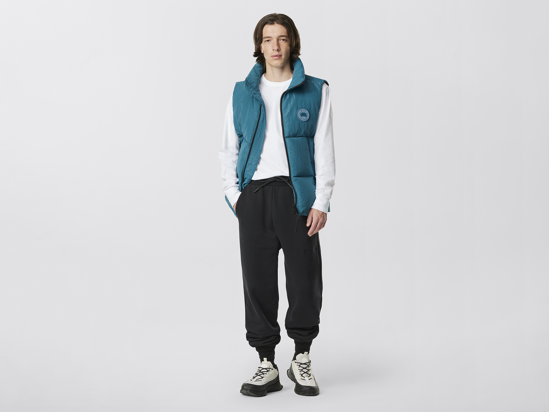 Everett Vest City Lights - Teal Daze