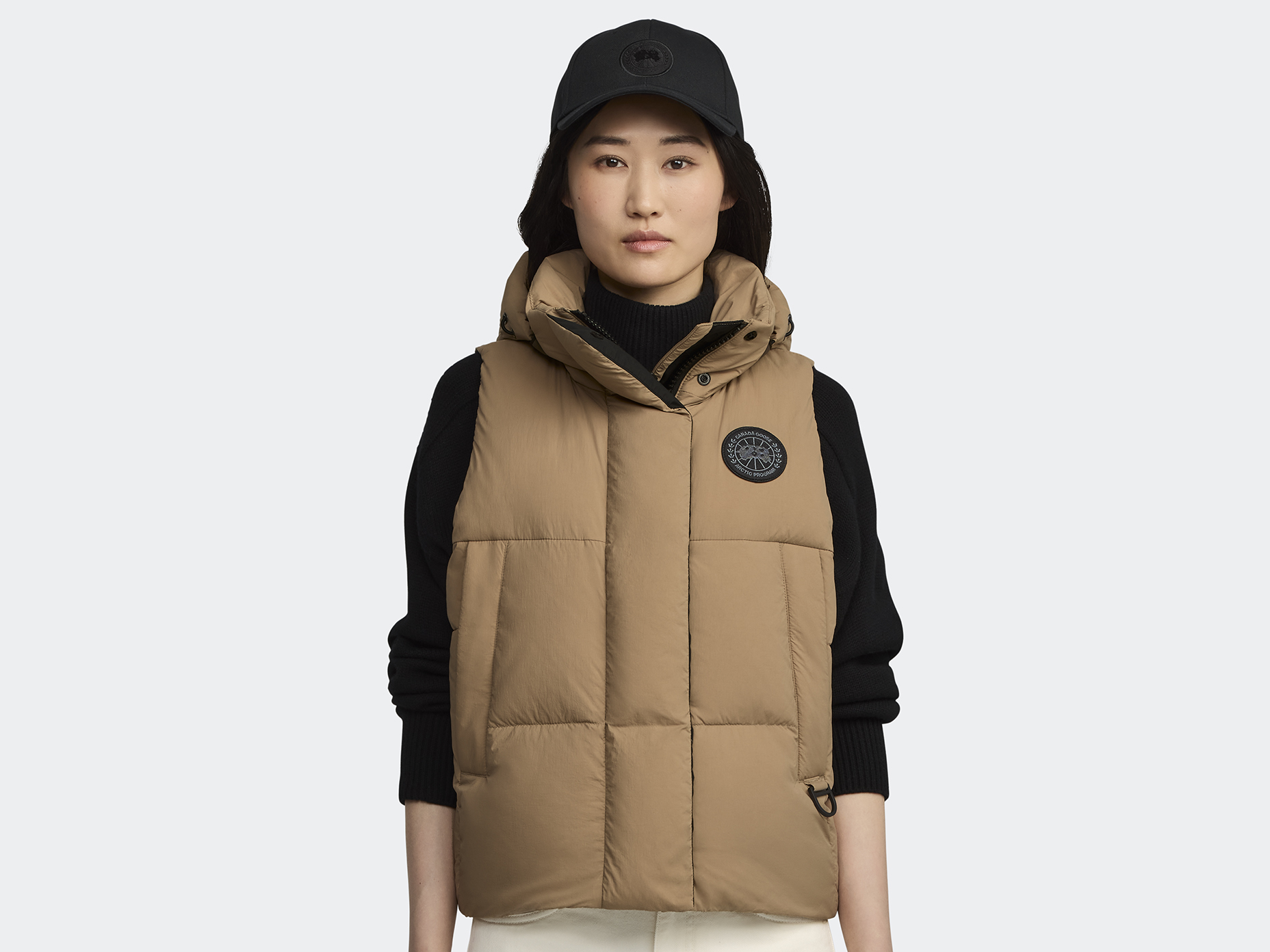 Junction Puffer Vest Black Label - Desert Sand