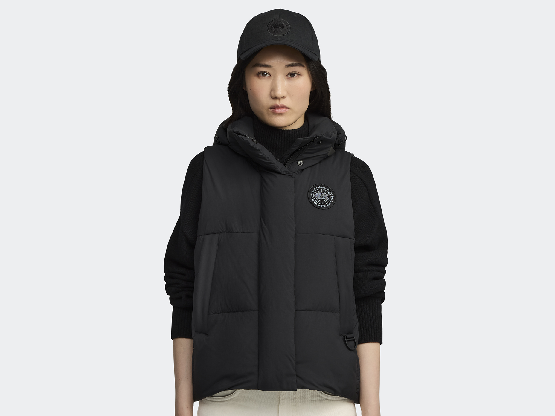 Junction Puffer Vest Black Label - Black