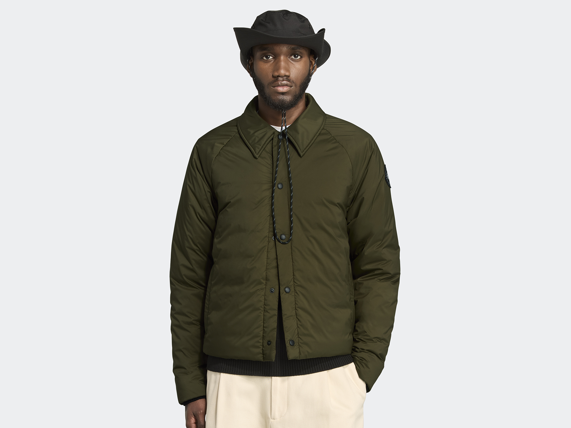 Lodge Coach Jacket Black Label - Military Green