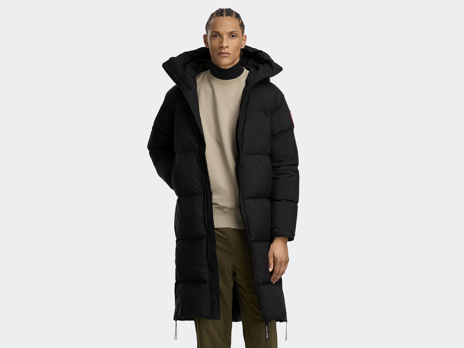 Lawrence Long Puffer - Black