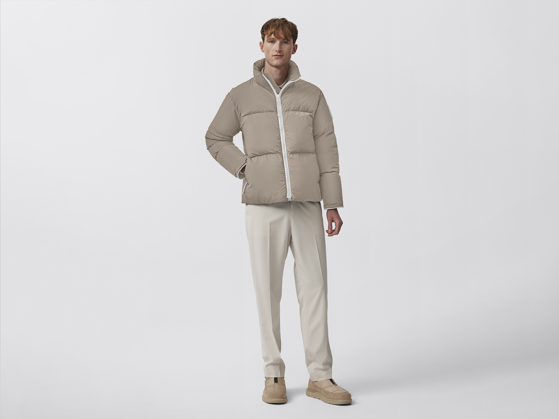 Lawrence Puffer Jacket - Limestone