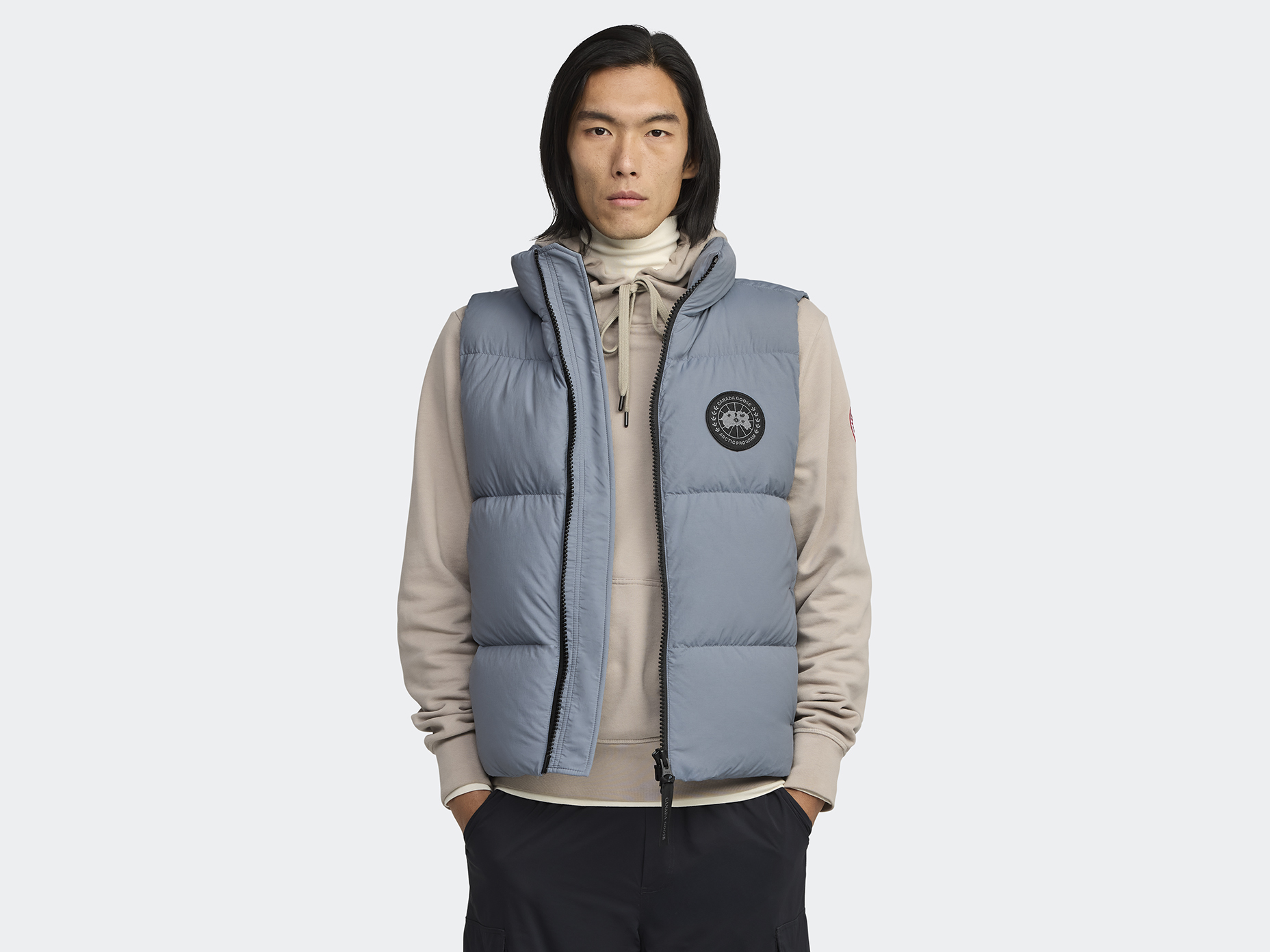 Lawrence Puffer Vest Black Label - Light Ozone Blue
