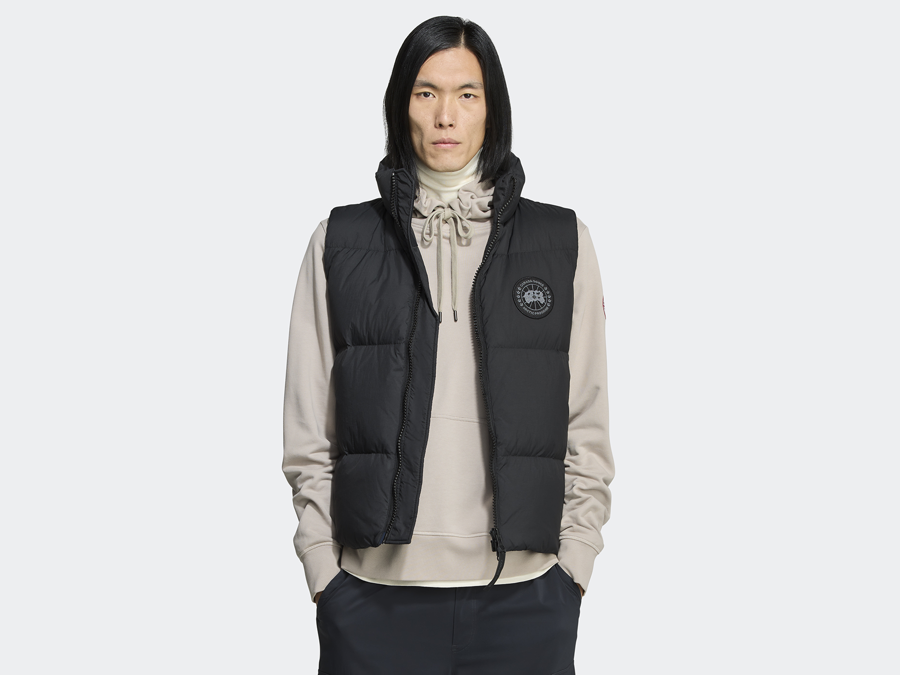 Lawrence Puffer Vest Black Label - Black