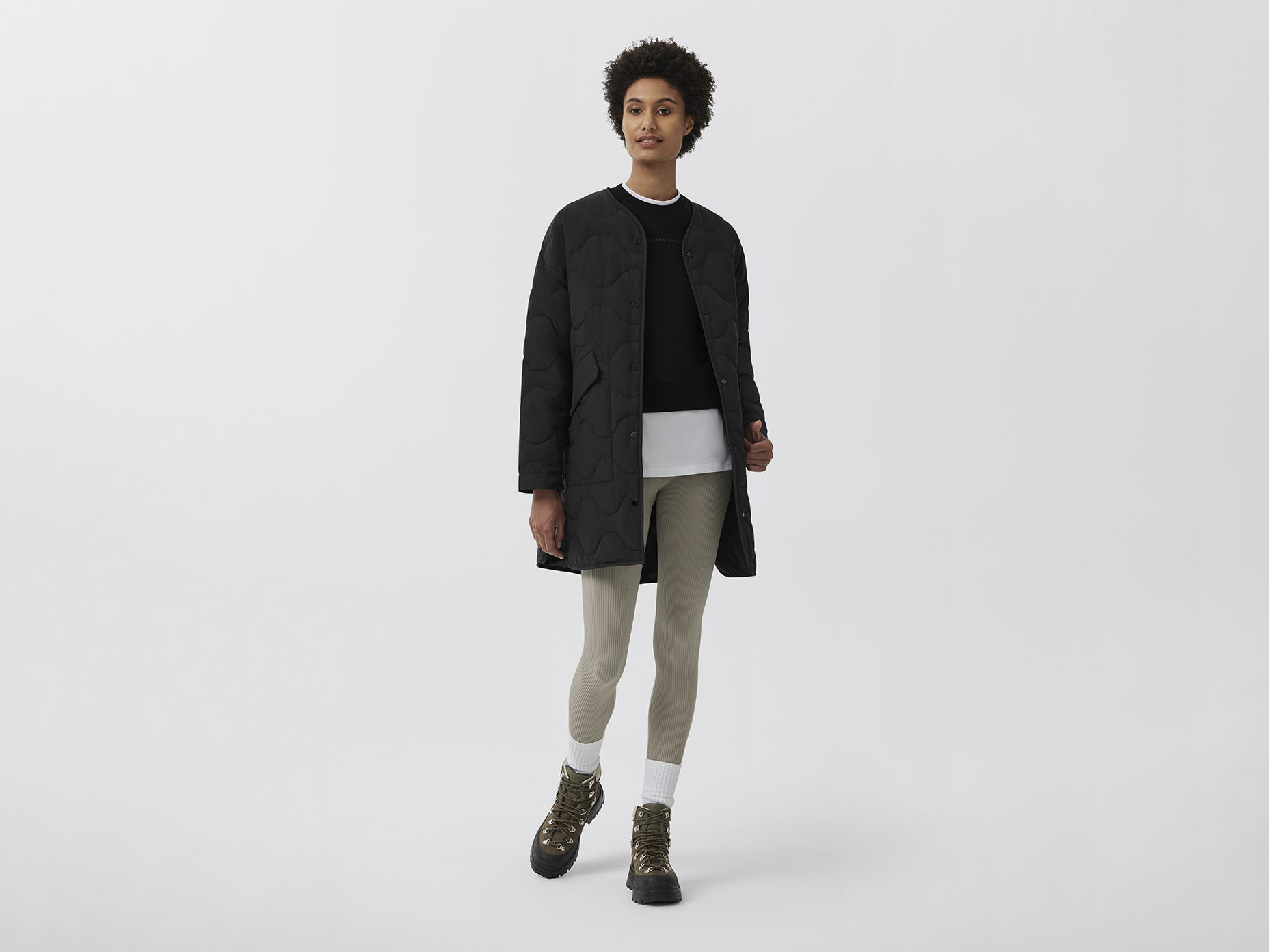 Elgin Reversible Liner Coat Black Label - Black