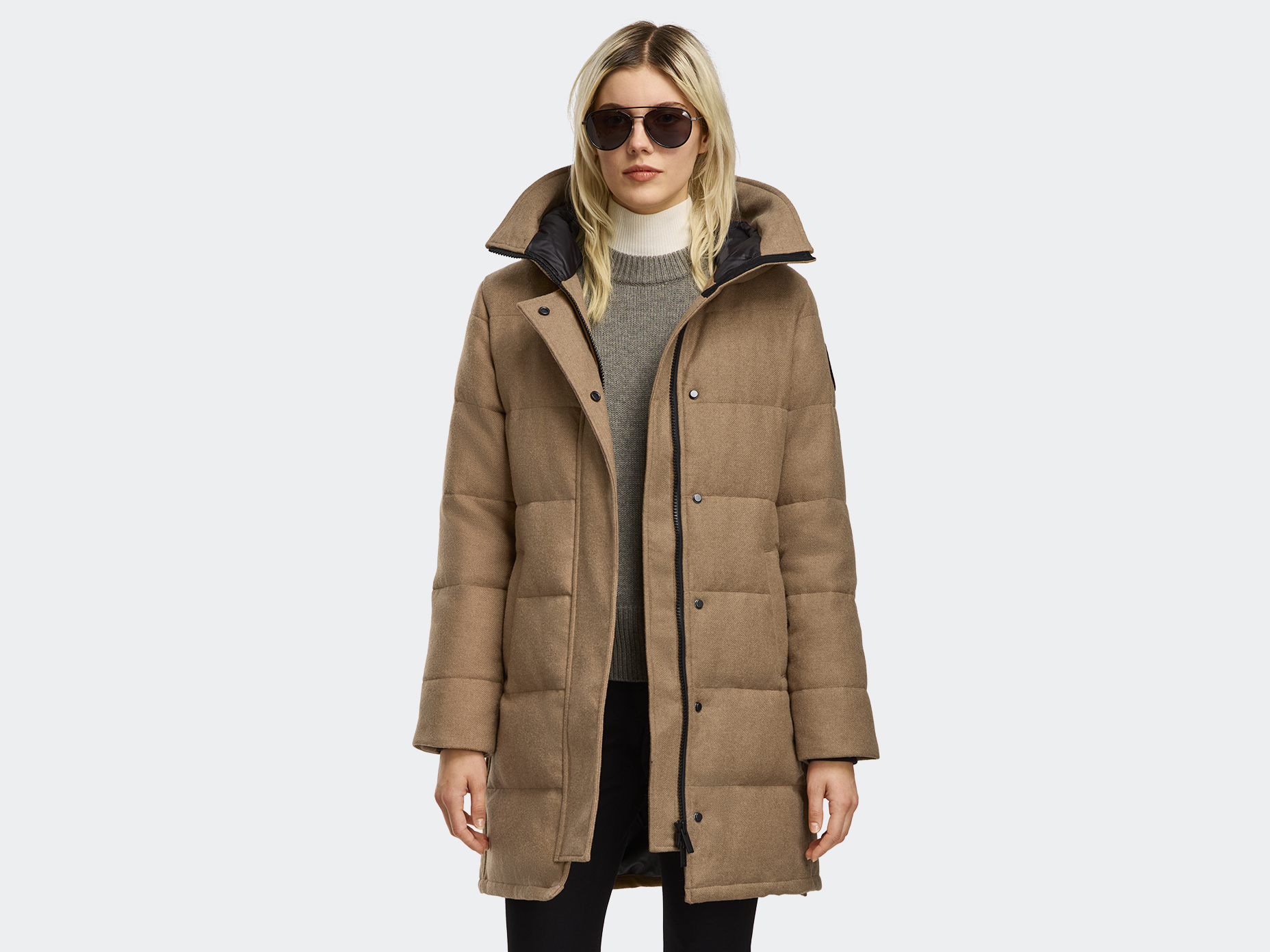 Shelburne Parka AlluraLuxe Wool - Camel Melange