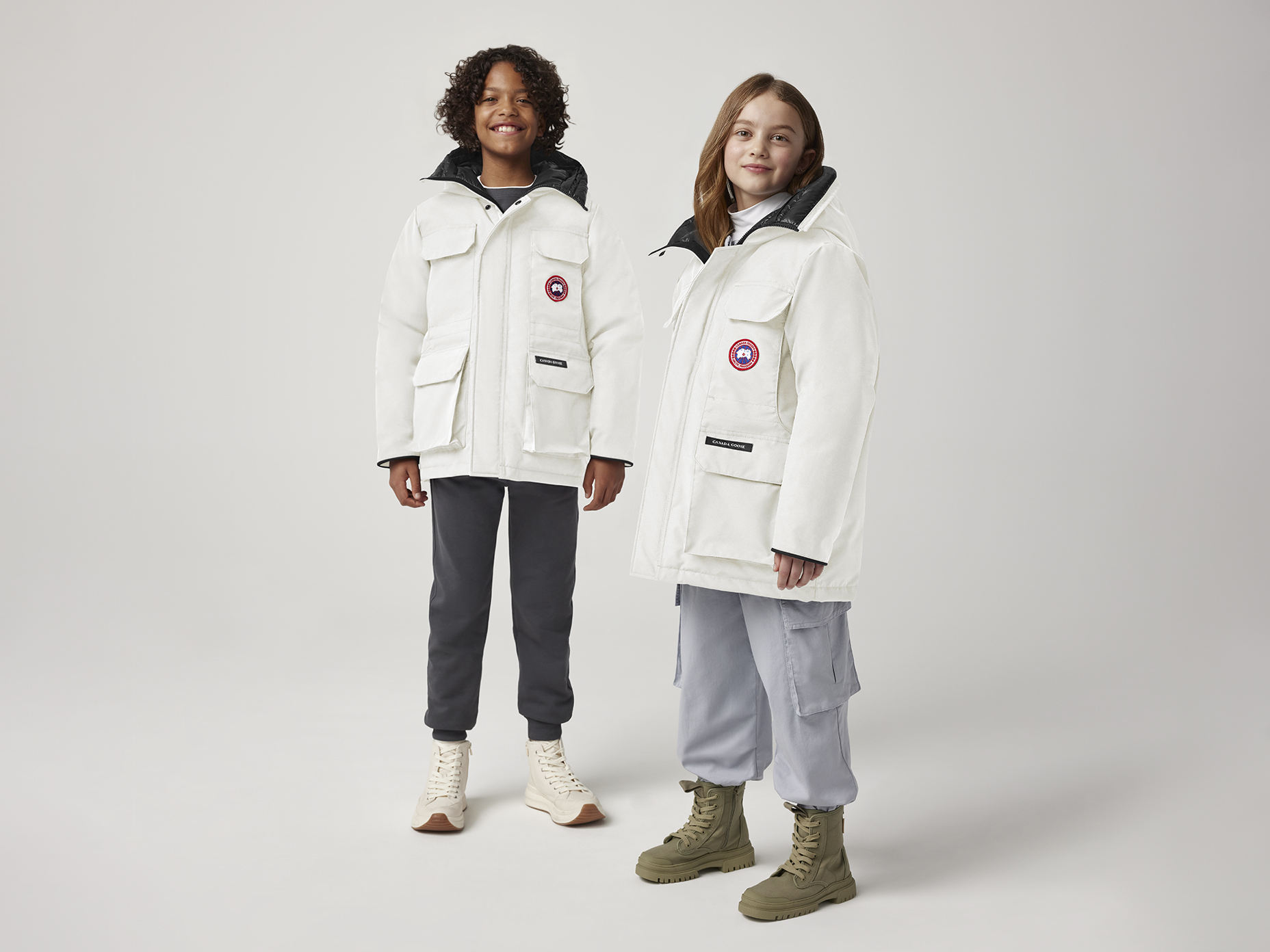 Youth Expedition Parka - North Star White