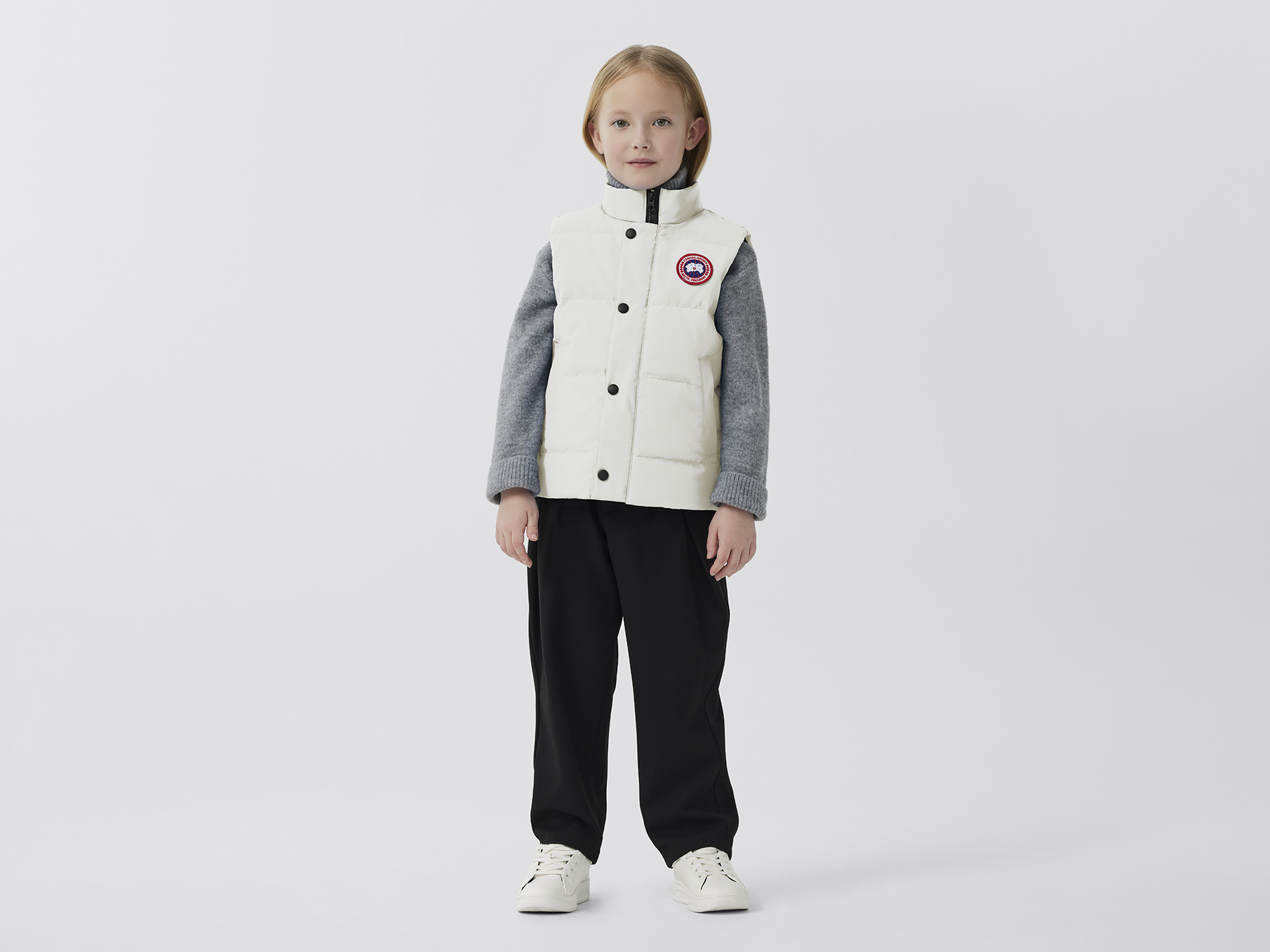 Kids Vanier Vest - North Star White