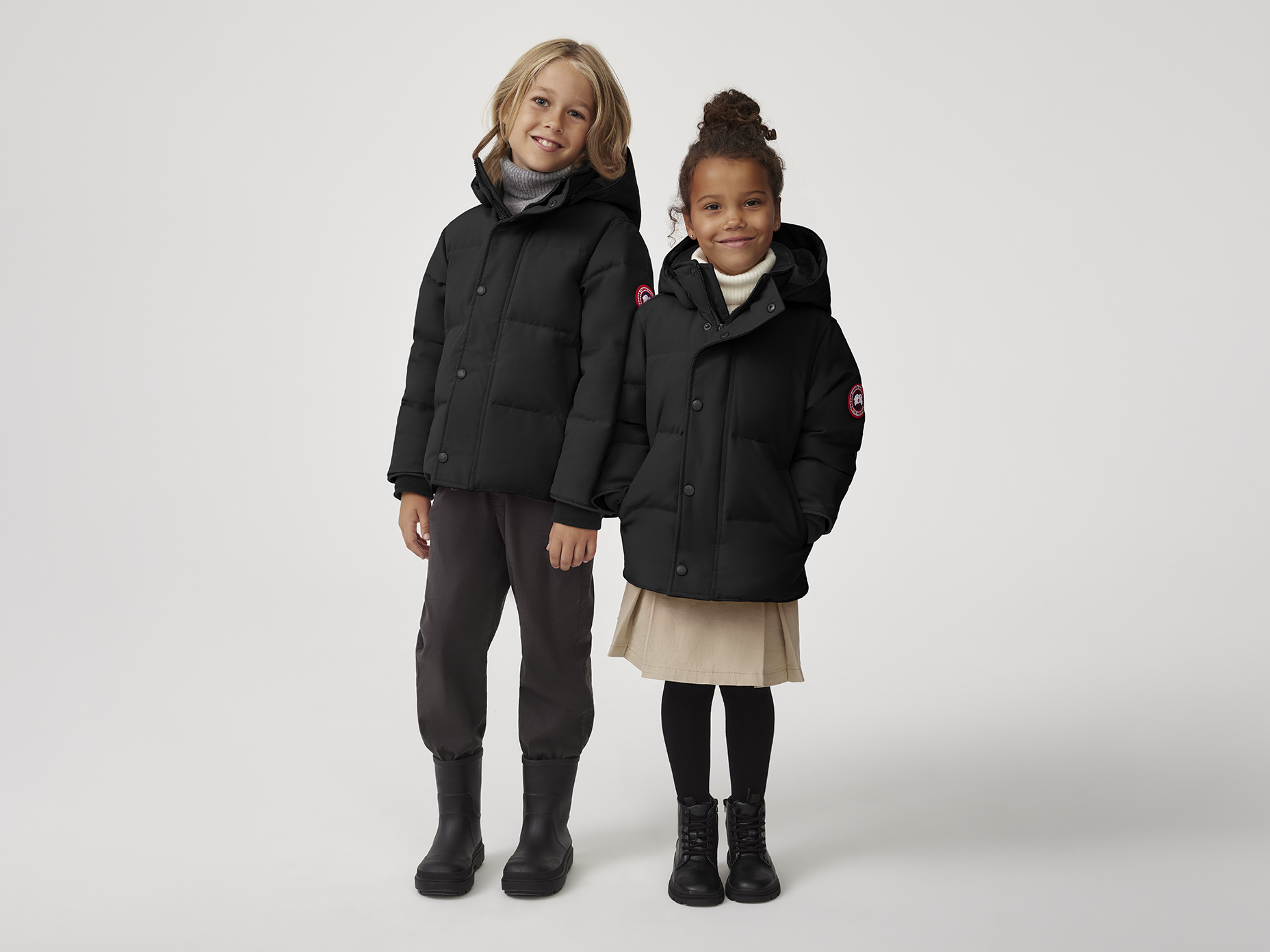Kids Snowy Owl Parka New Edition - Black