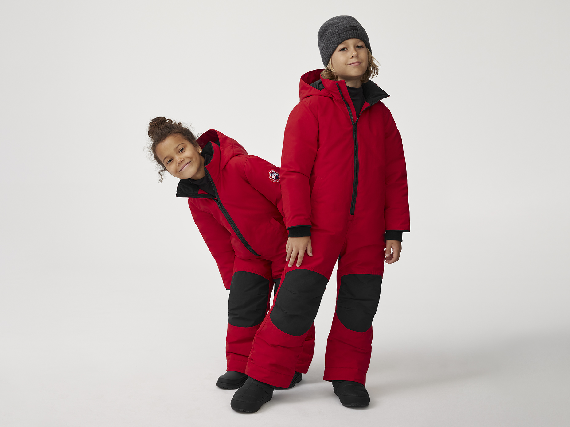 Kids Grizzly Snowsuit - Fortune Red