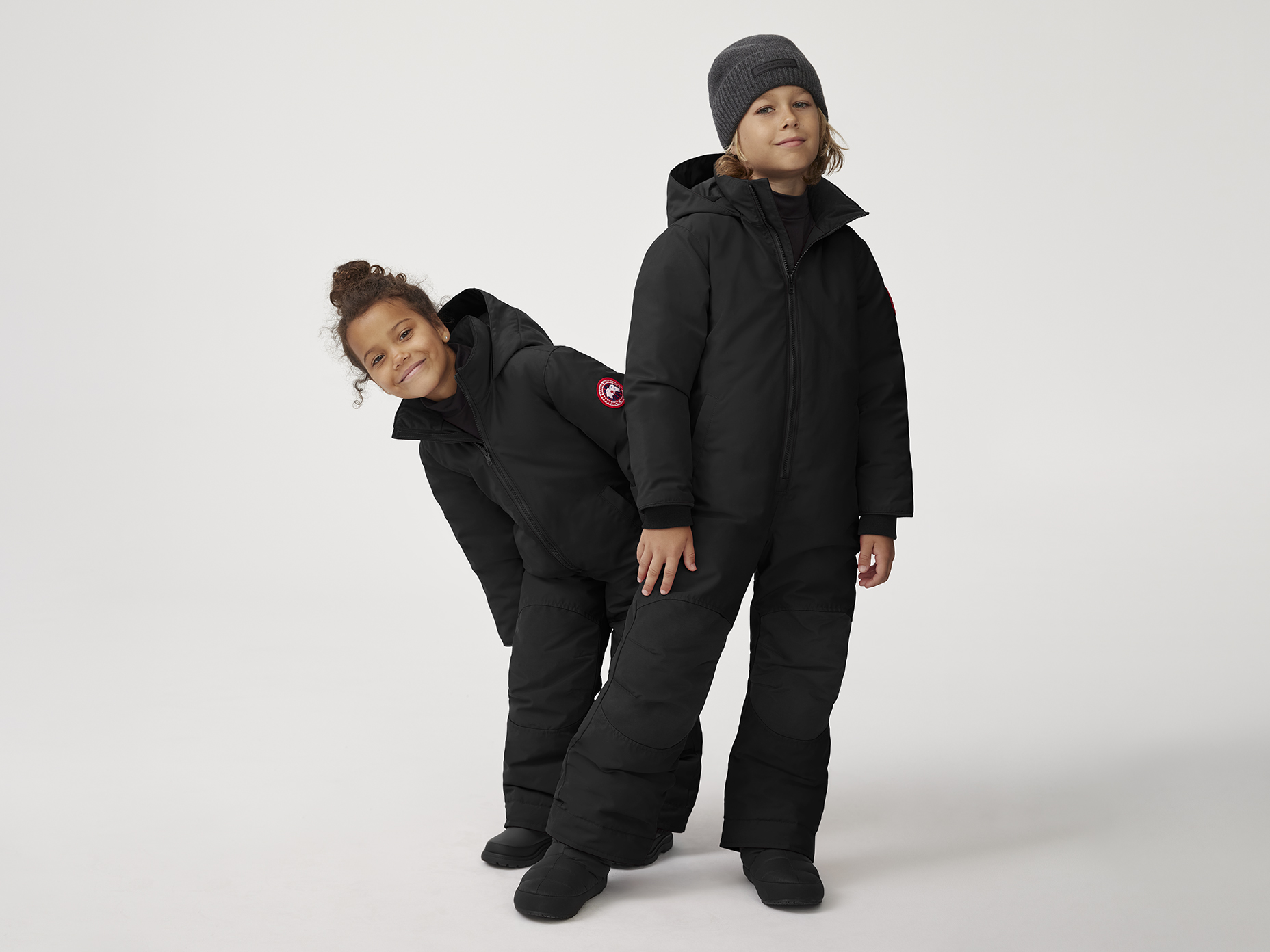 Kids Grizzly Snowsuit - Black