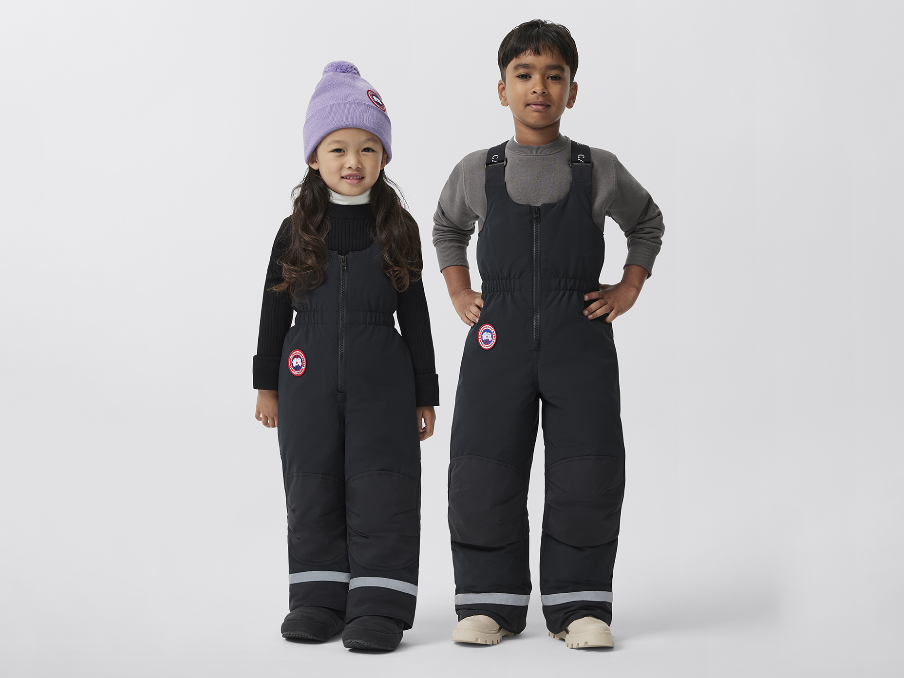 Kids Eaglet Bib Overall - Black