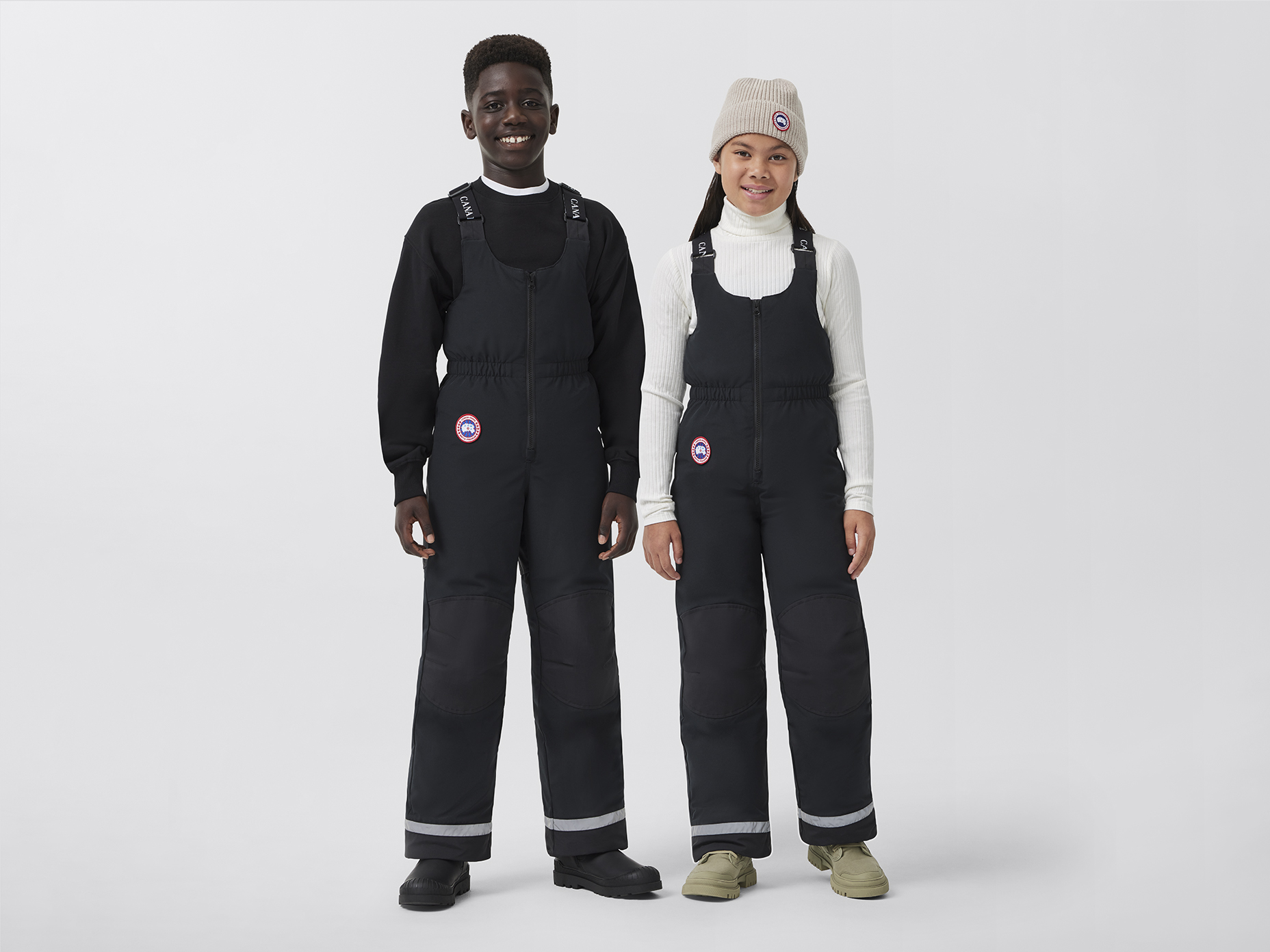 Youth Eaglet Bib Overall - Black