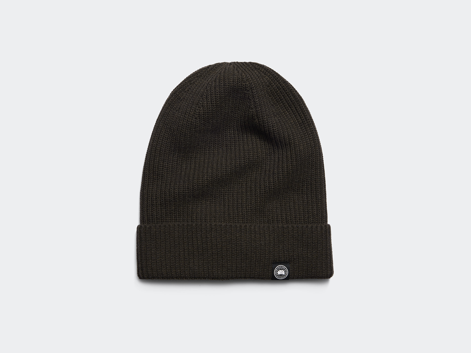 Cotton Rib Toque - Heather Espresso