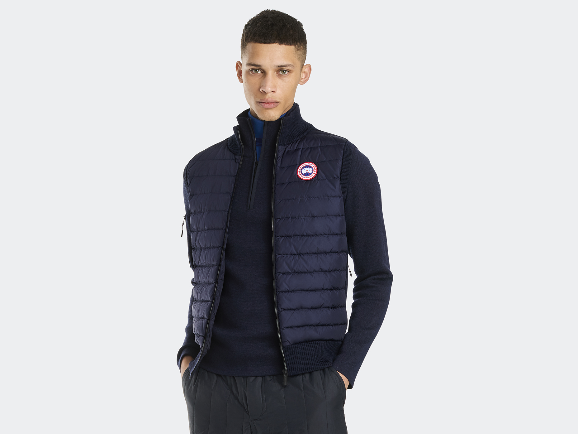 HyBridge® Knit Vest - Navy