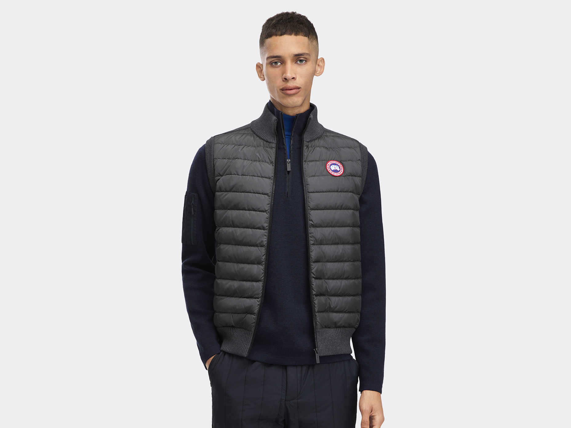 HyBridge® Knit Vest - Iron Grey