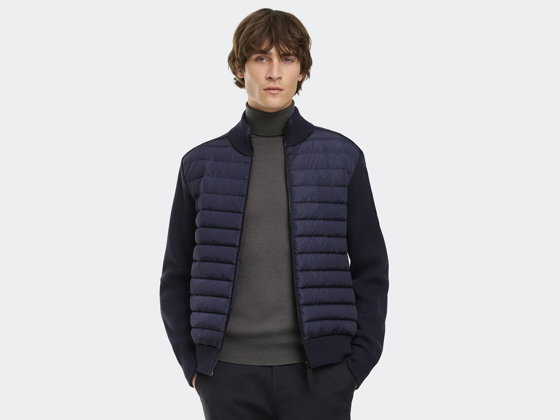 HyBridge® Knit Jacket - Navy