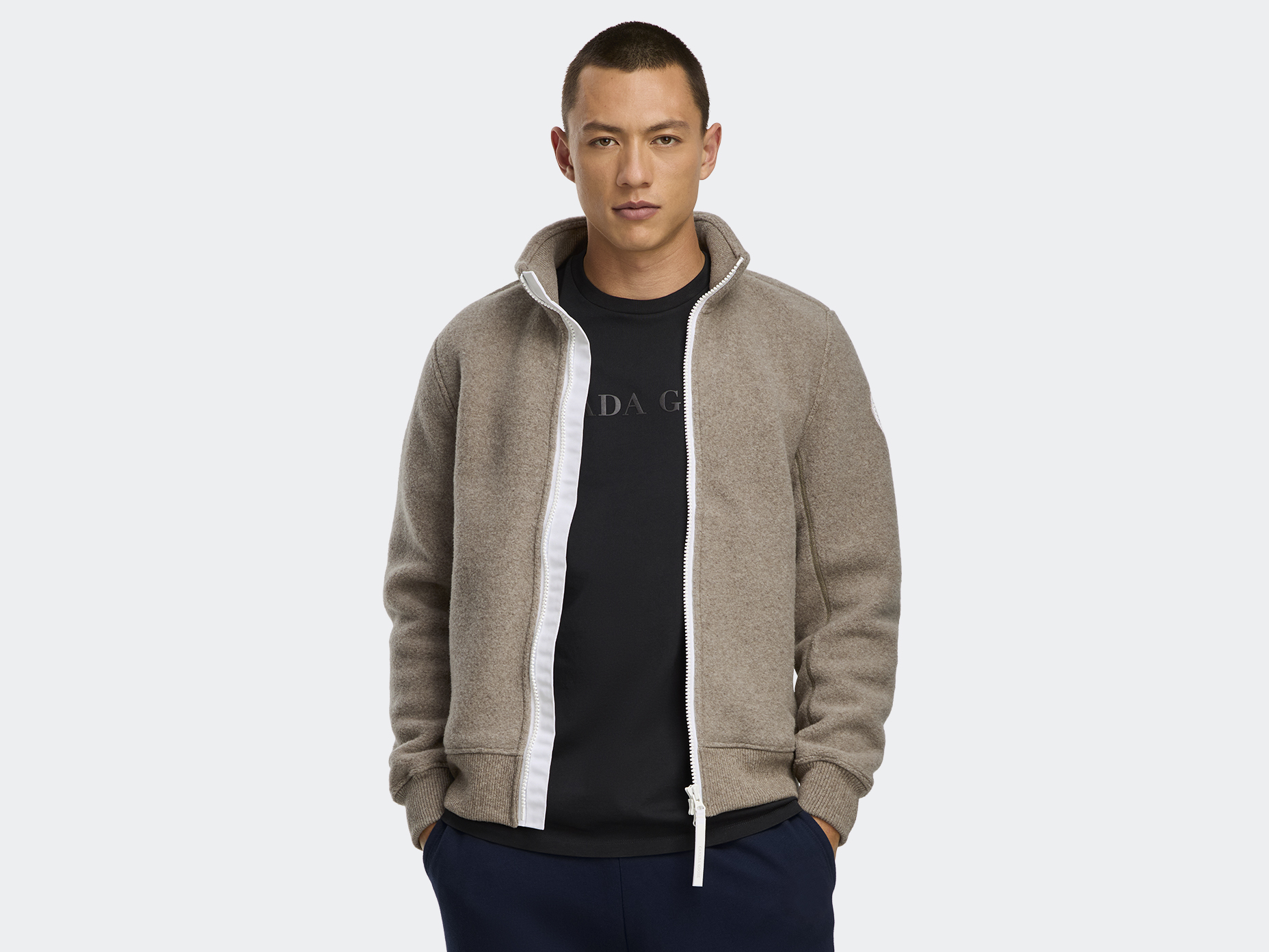 Lawson Jacket Kind Fleece HUMANATURE - Tan Heather
