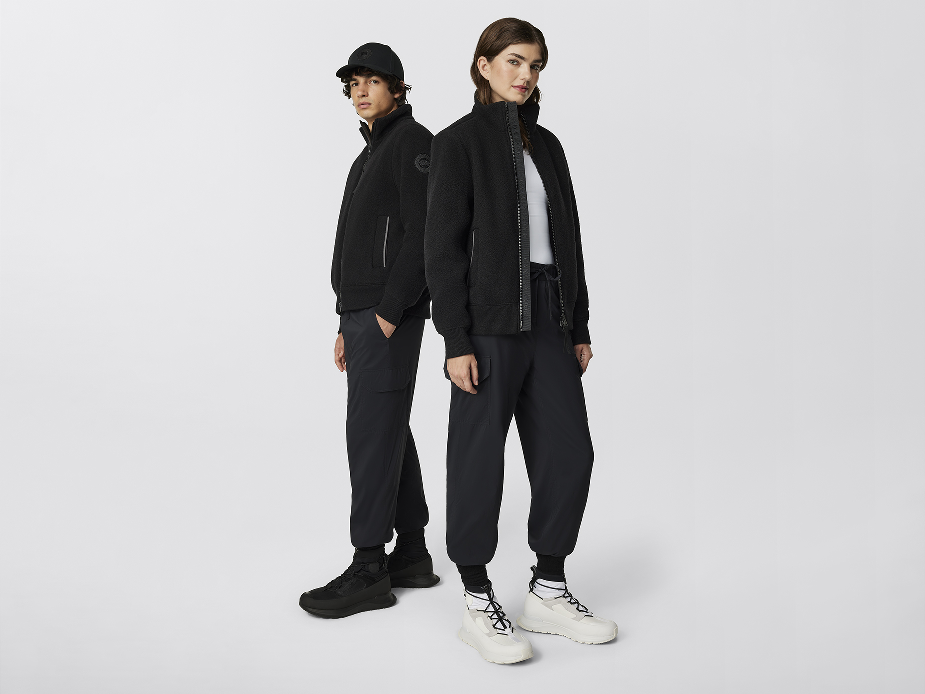 Insulated Lawson Fleece Jacket - Black