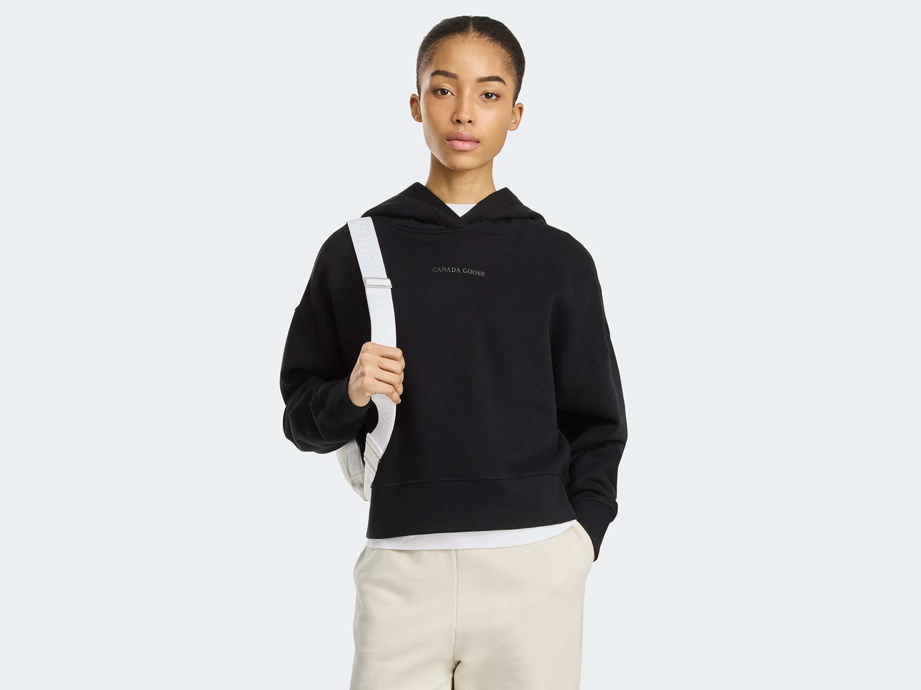 Muskoka Relaxed Hoodie - Black