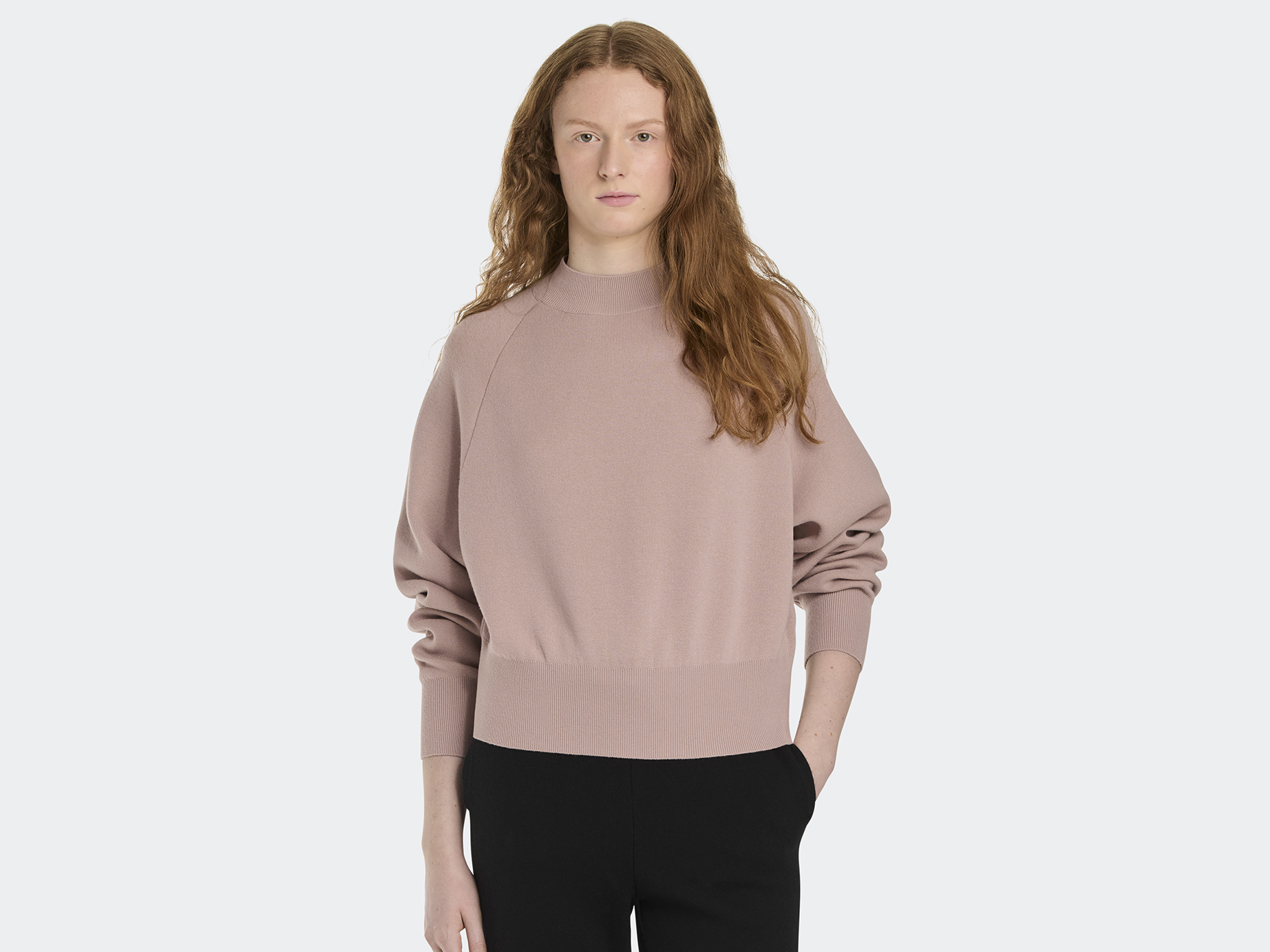 Holton Mockneck - Rose Blush