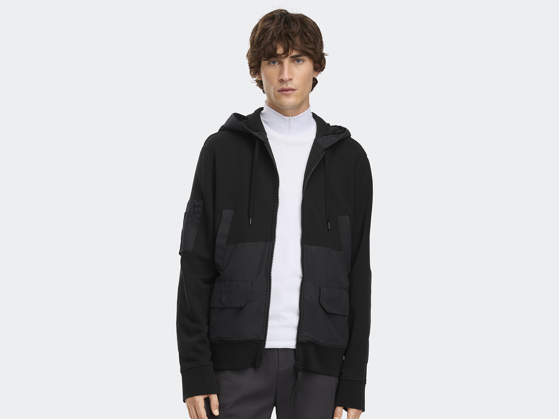Ferris Full Zip Hoodie - Black