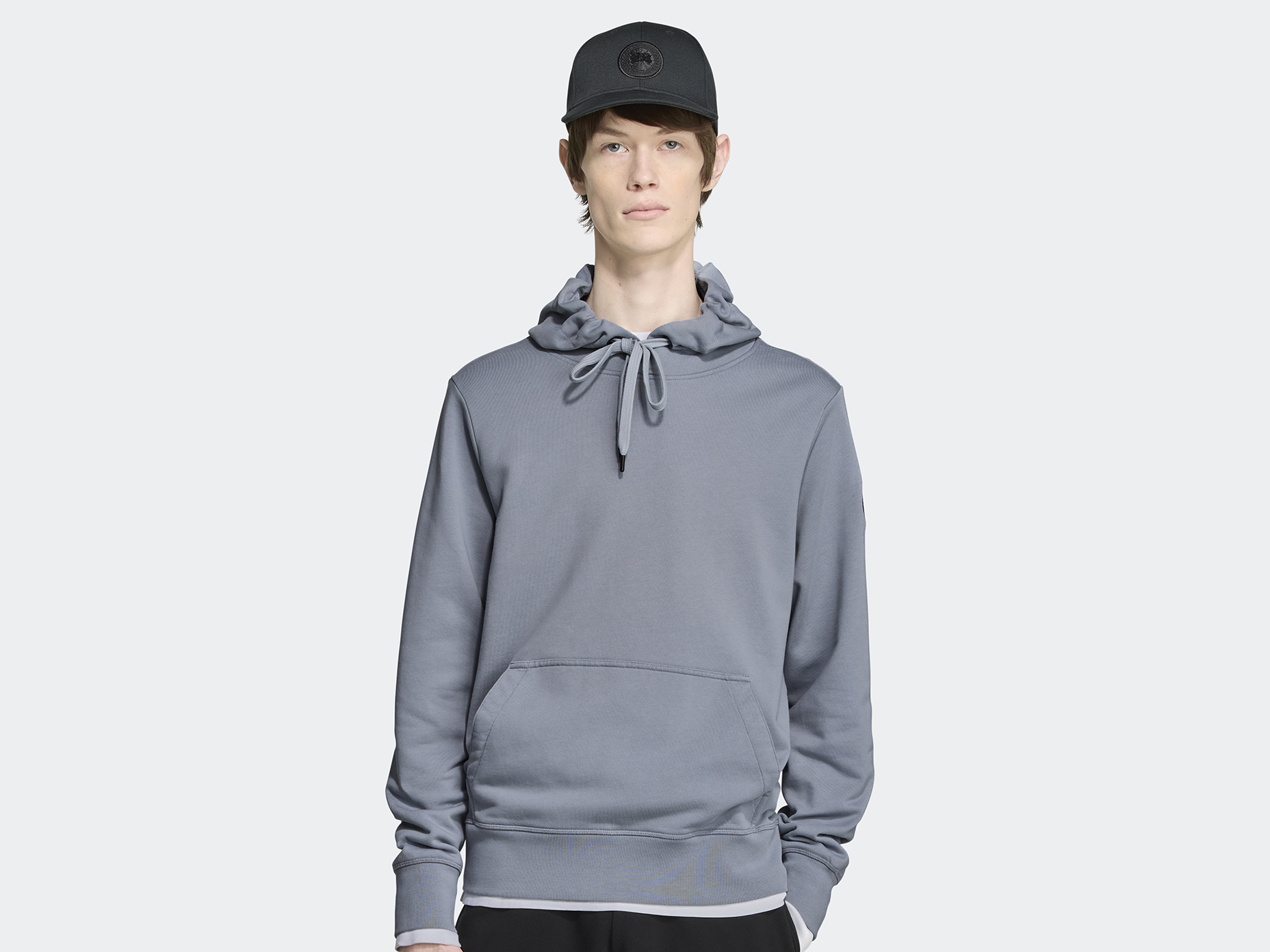 Huron Hoodie Black Label - Light Ozone Blue
