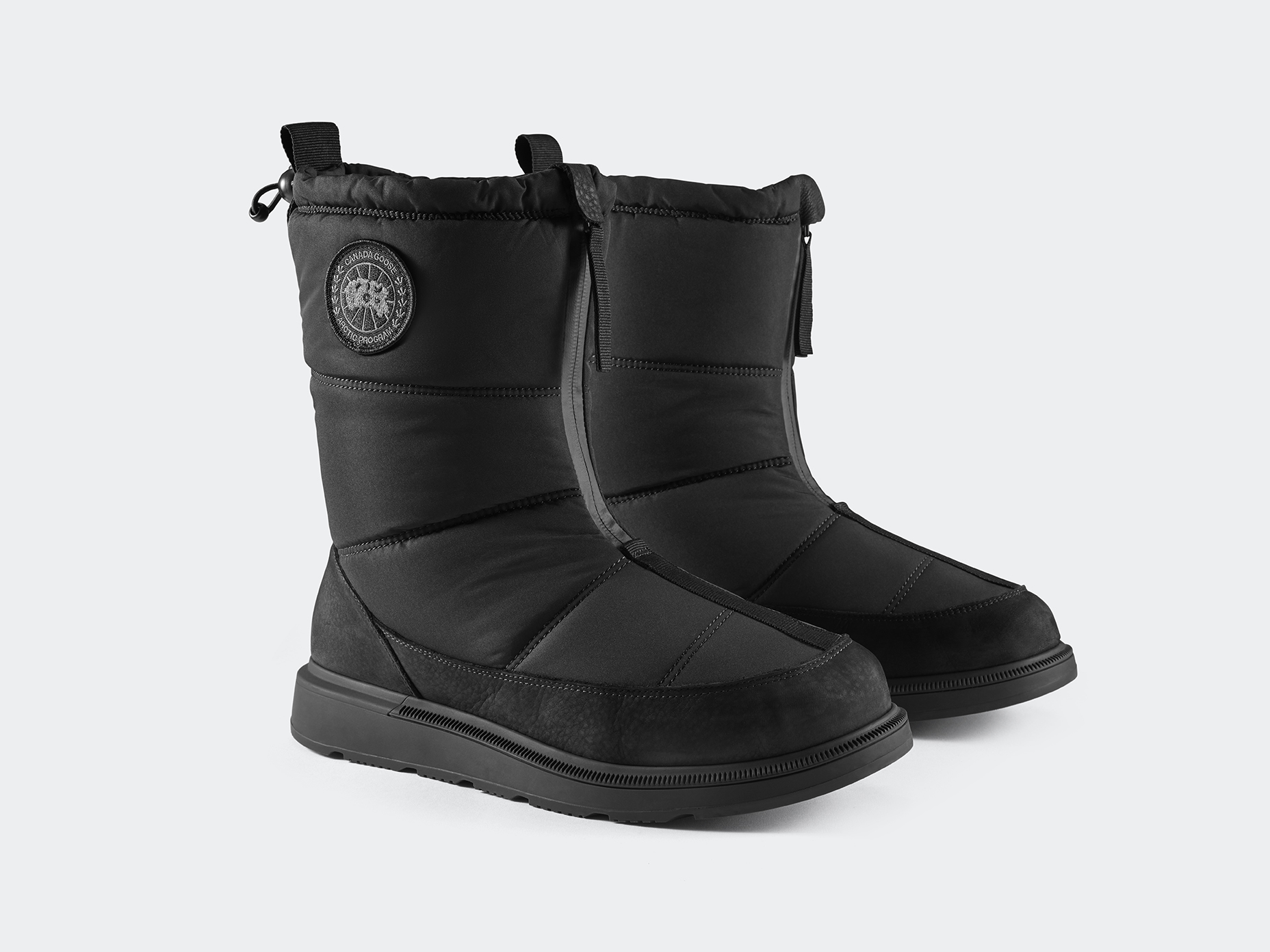 Men's Crofton Fold-Down Puffer Boot - Black