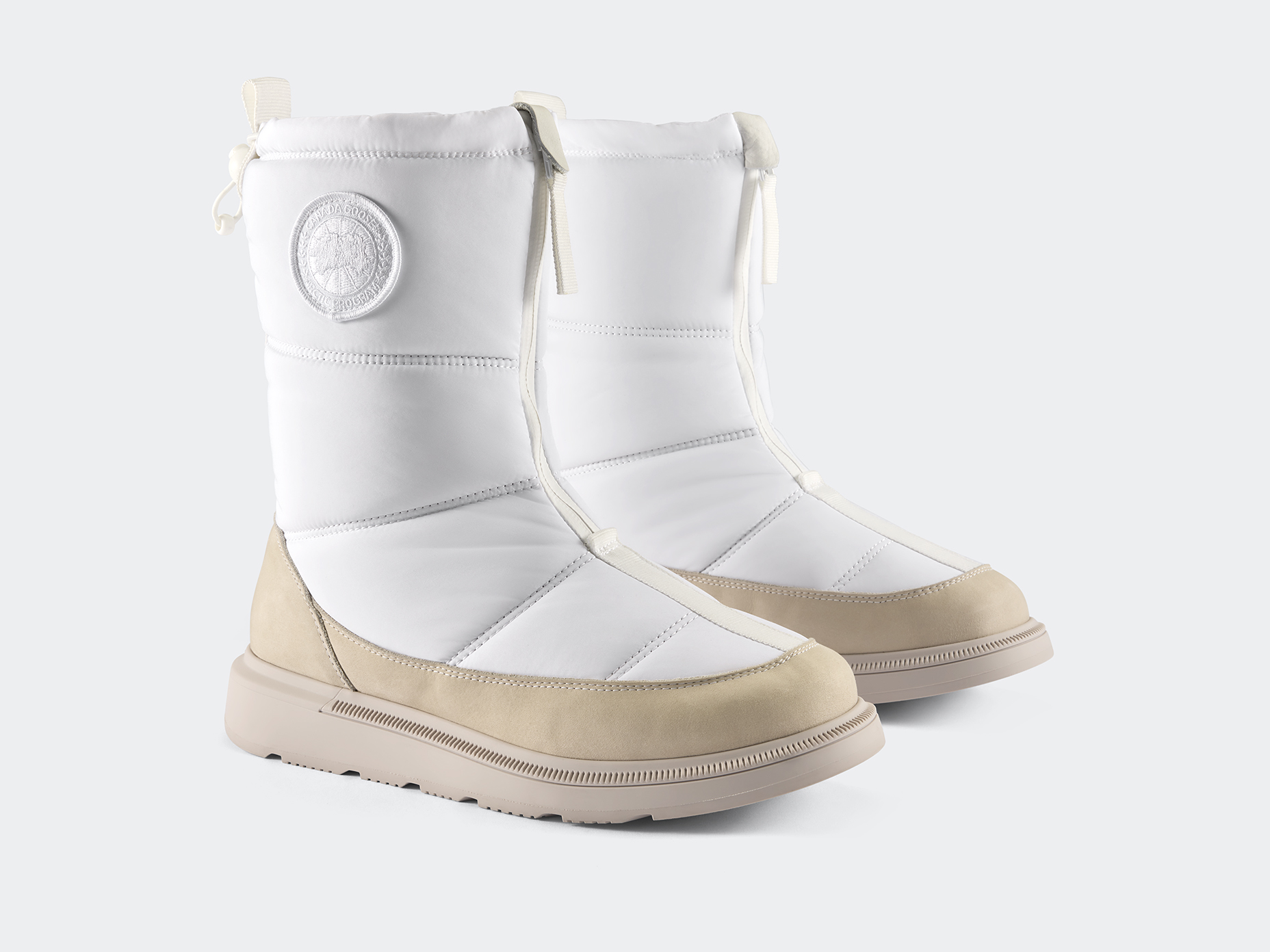 Women's Cypress Fold-Down Puffer Boot - White/Snowcap