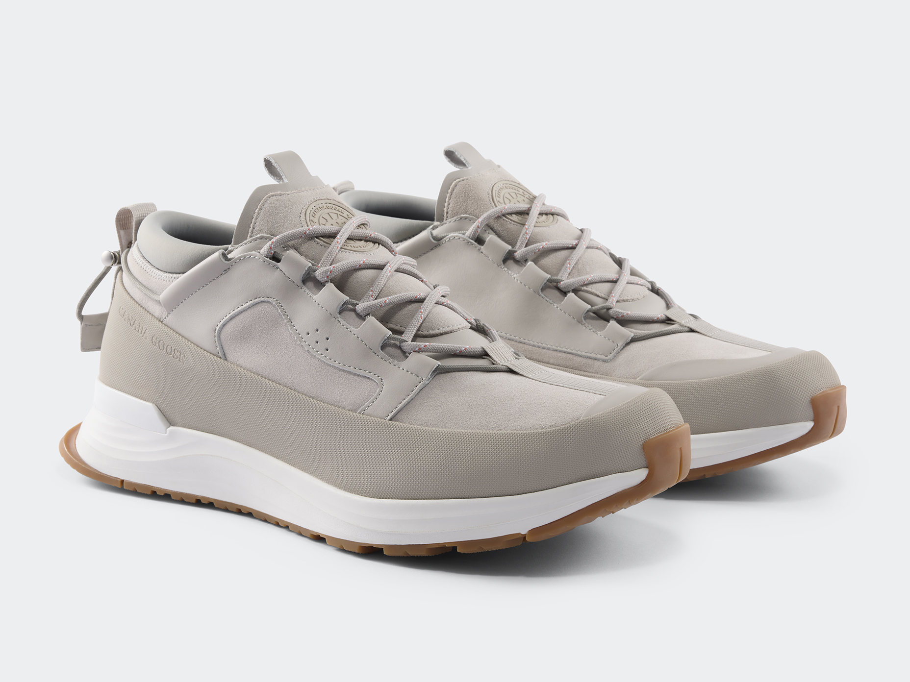 Men's Glacier Trail Sneaker - Limestone/White