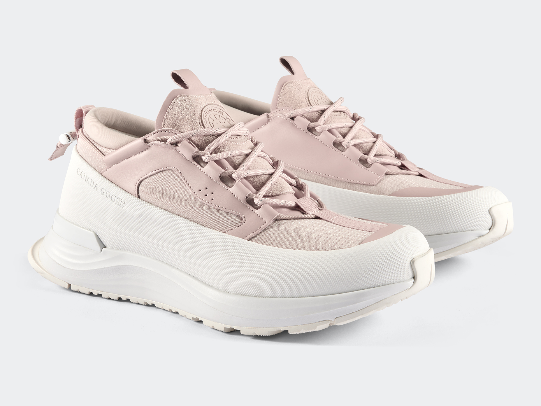 Women's Glacier Trail Sneaker - Lucent Rose/White