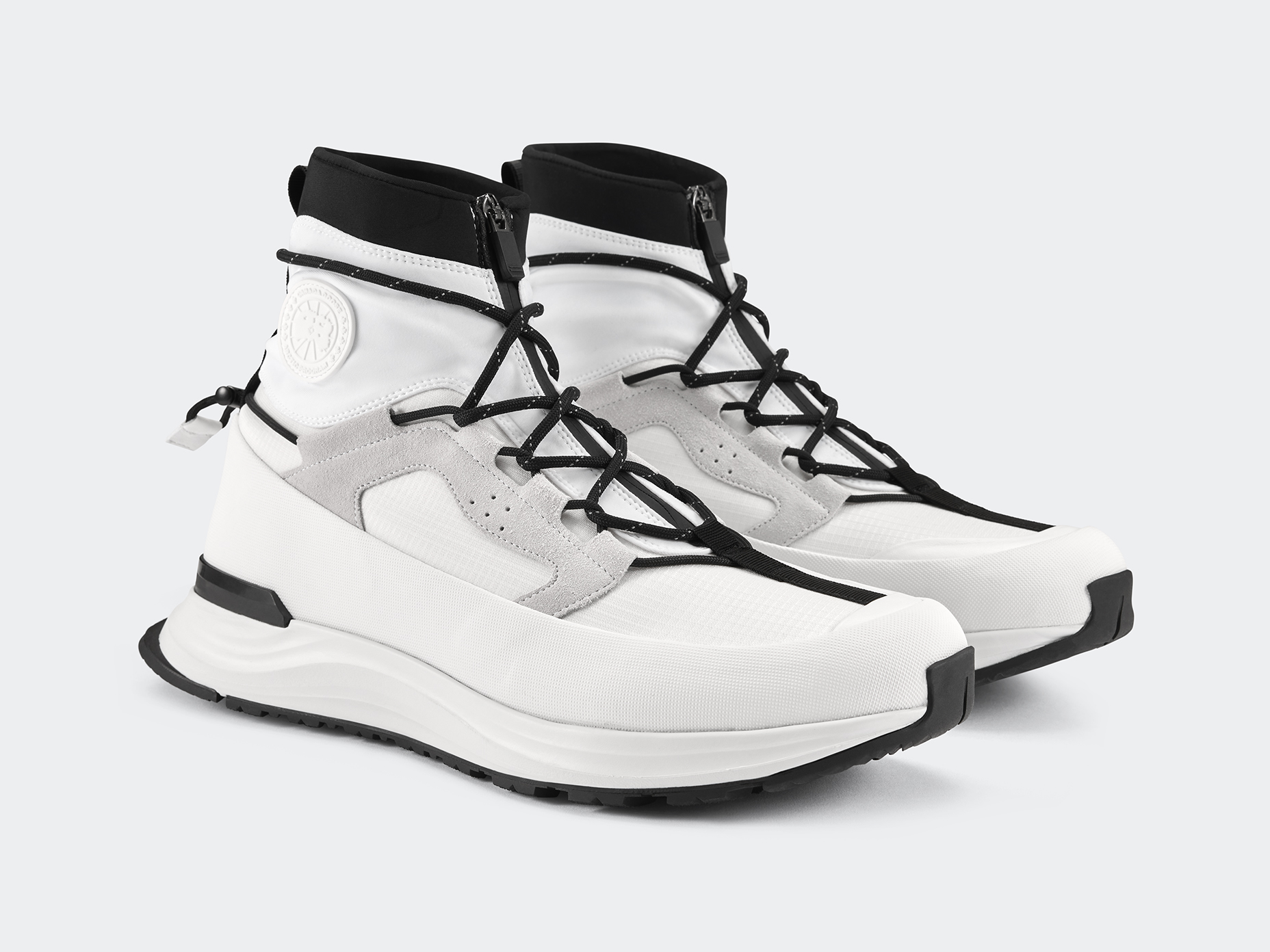 Men's Glacier Trail Sneaker High - White