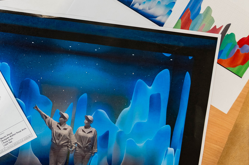 Artist Ibby Njoya&rsquo;s Holiday Window Design 