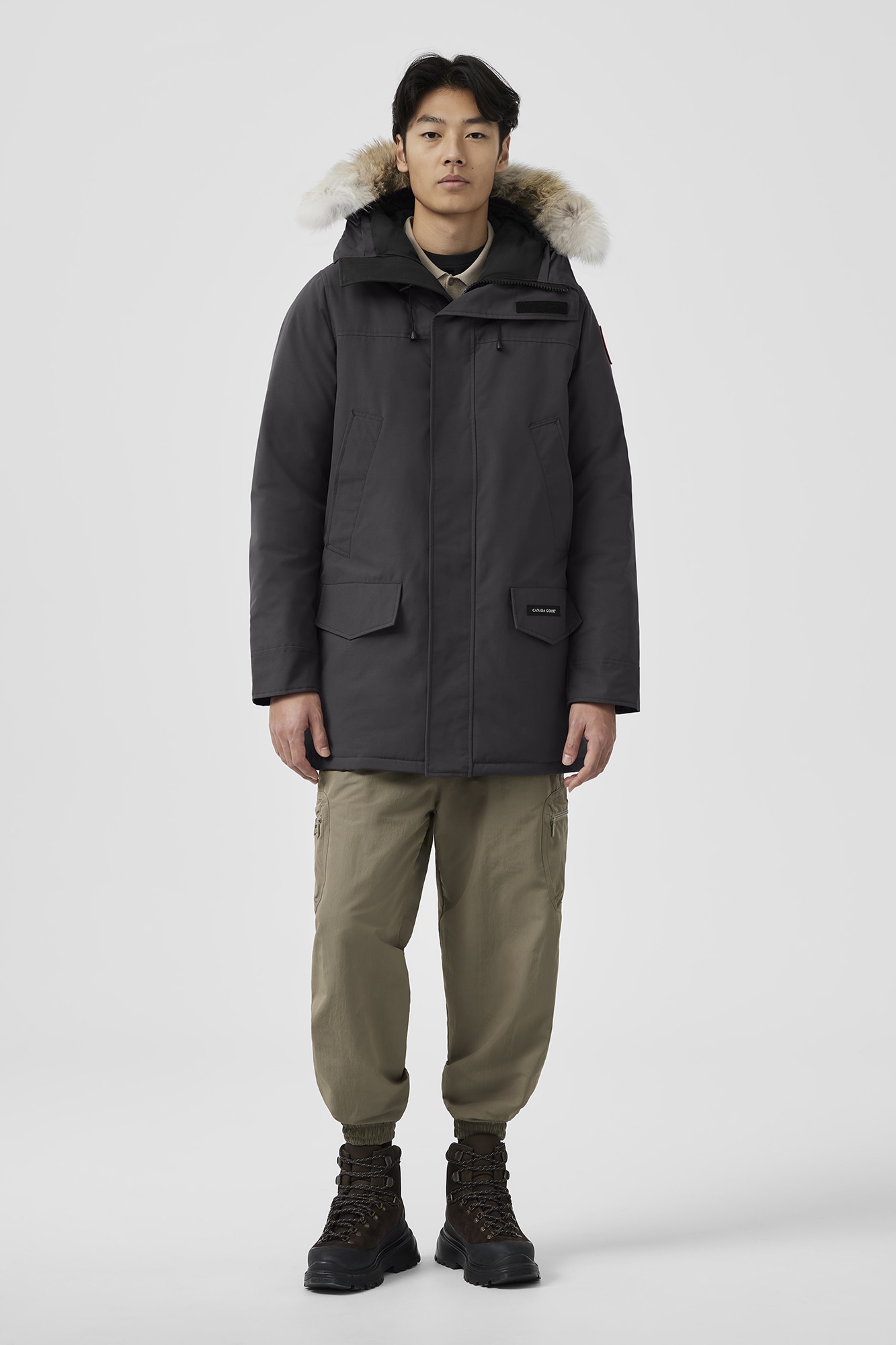 Canada goose langford parka charred wood clearance