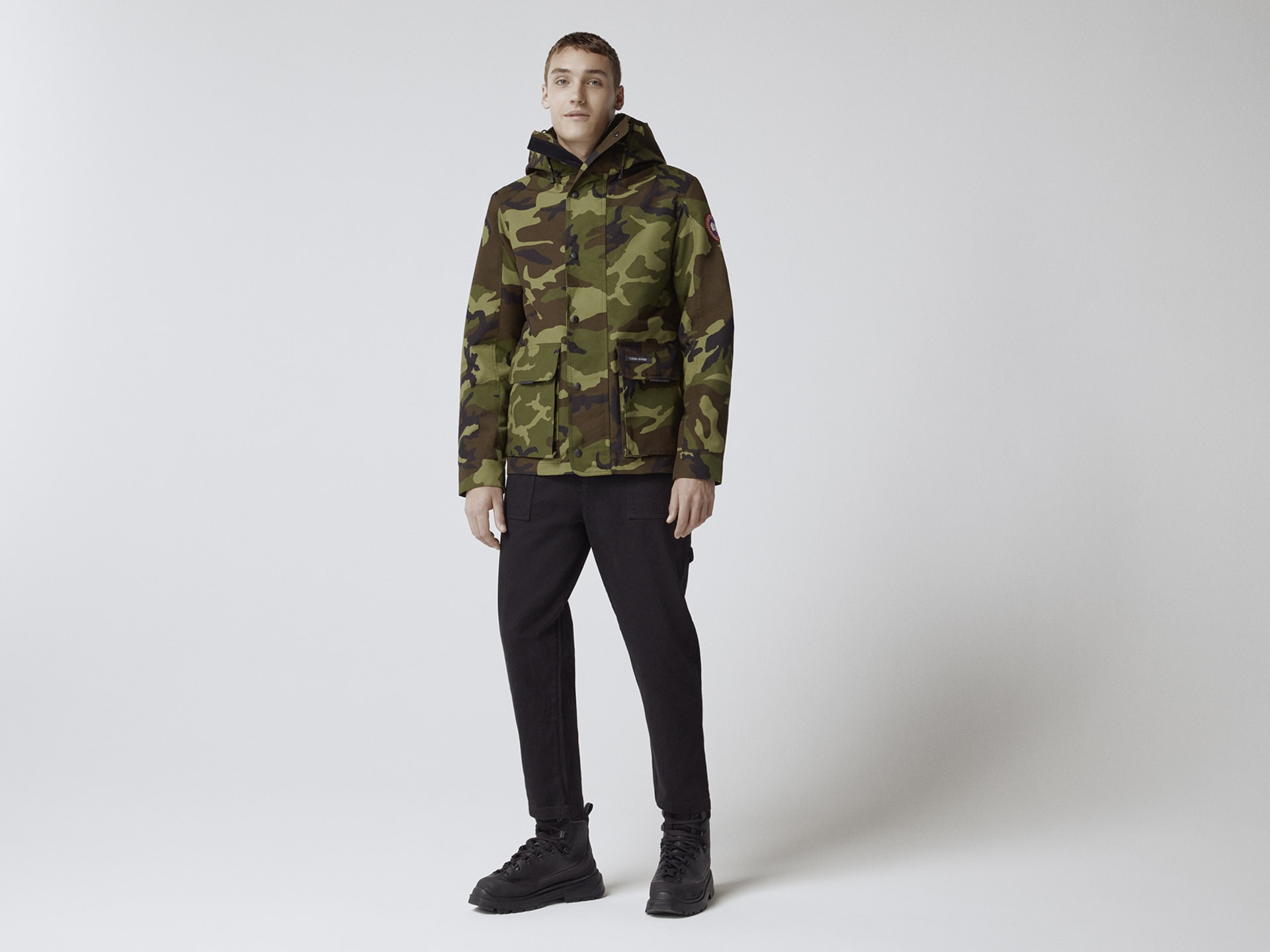 Off the discount shoulder camo jacket