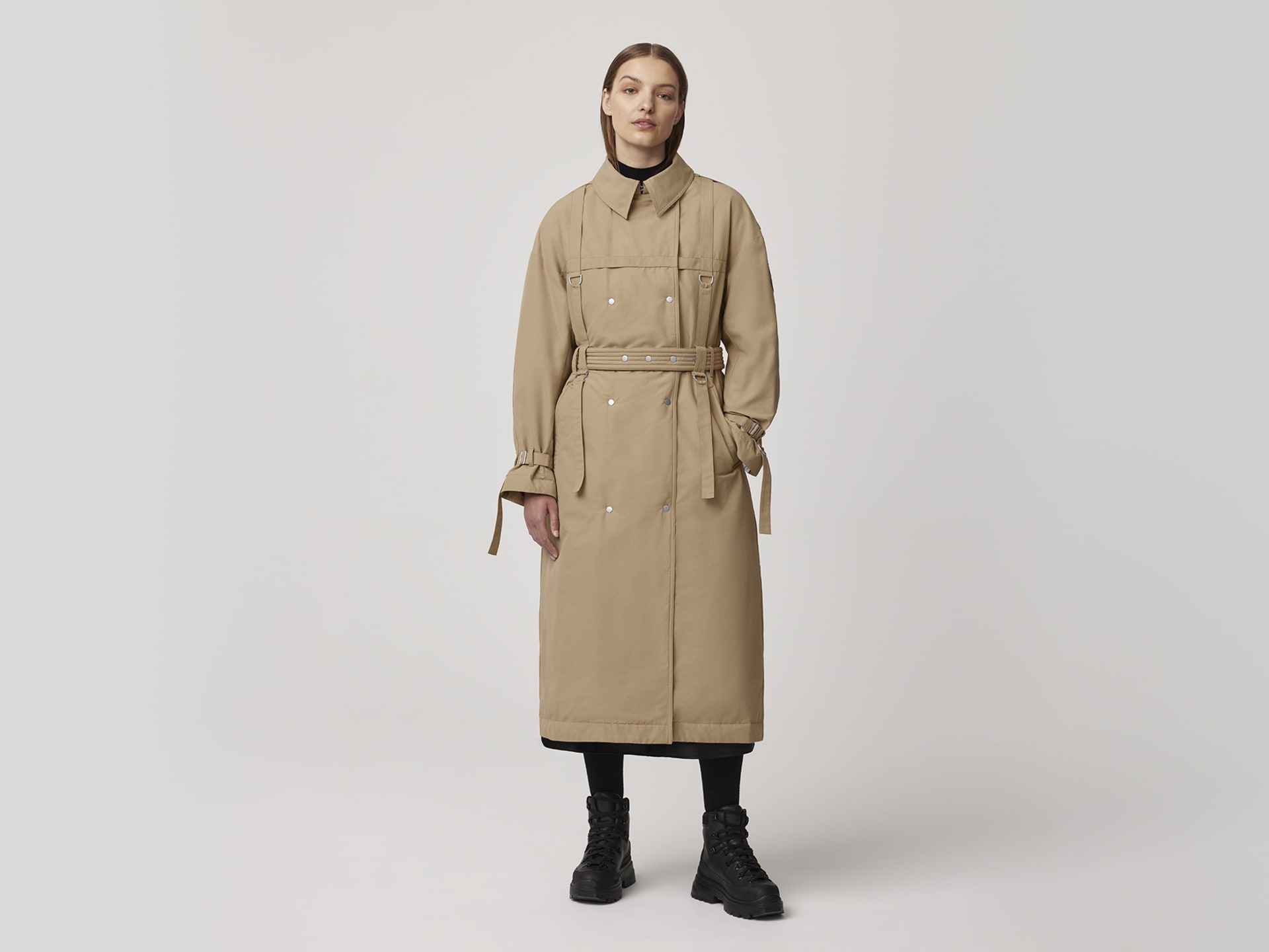 Lightweight Down Strap Trench Coat | Canada Goose CN