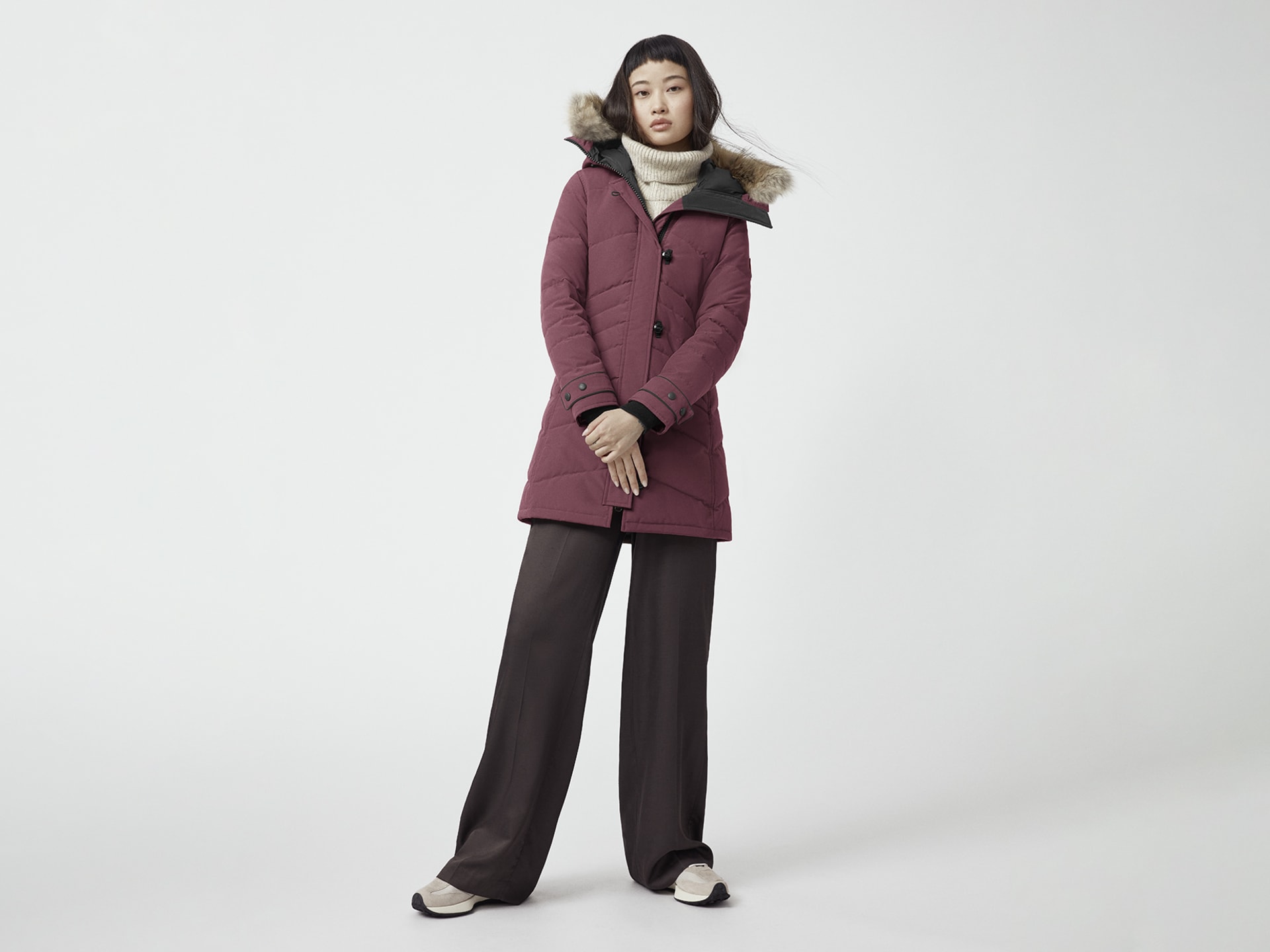 Lorette parka fusion shop fit canada goose