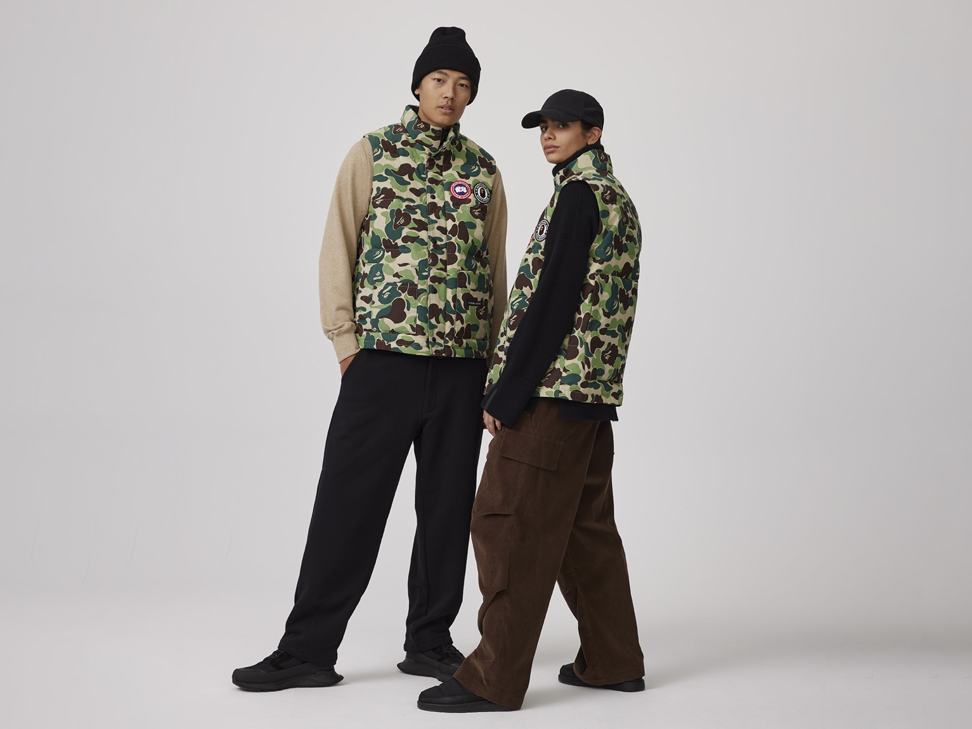 Canada goose gilet best sale blue camo