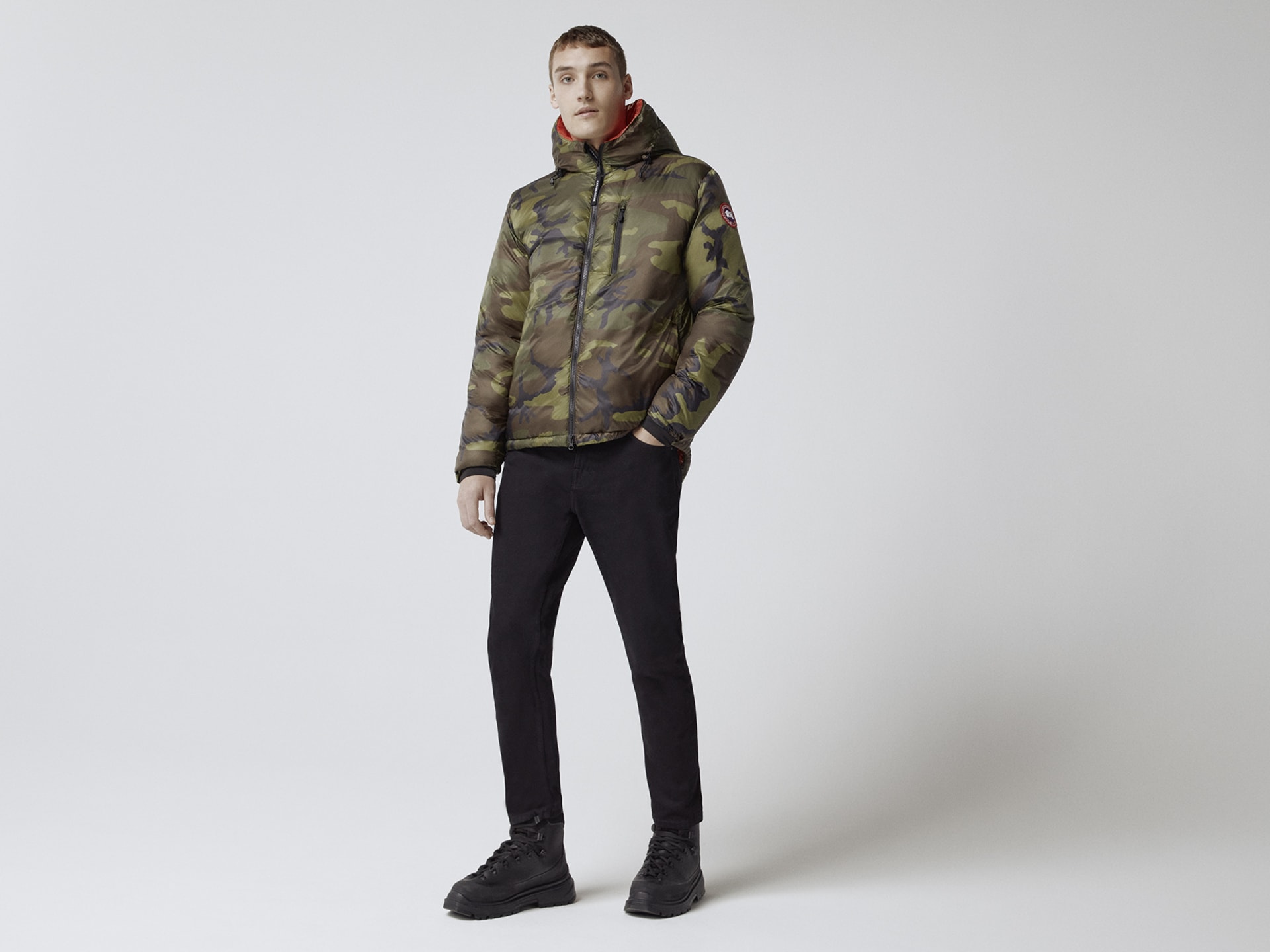 Canada goose discount lodge hoody orange
