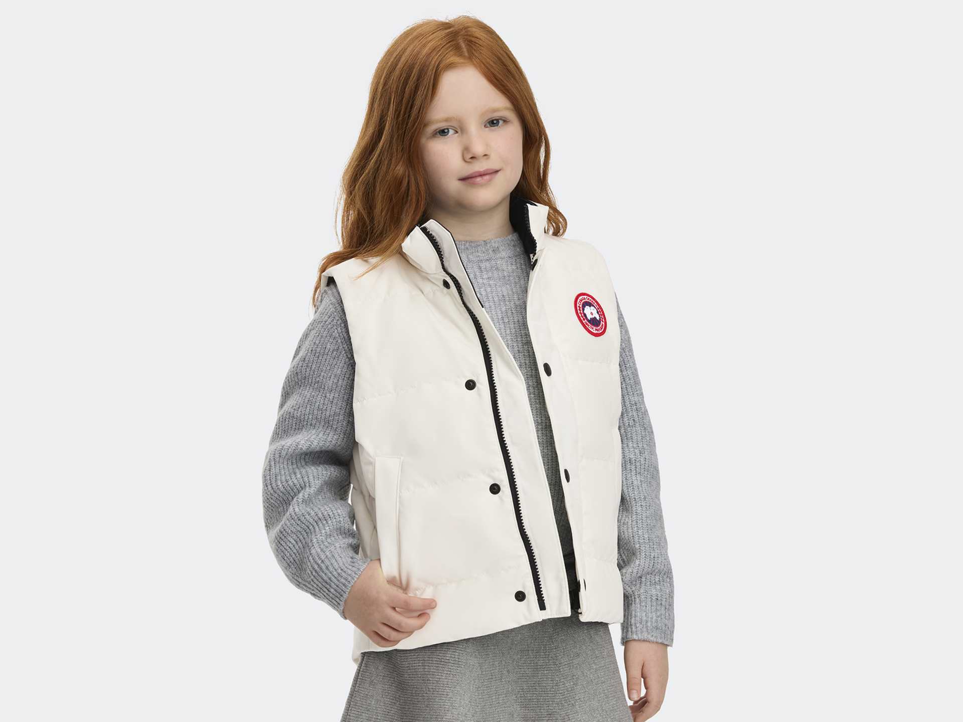 Canada Goose Kids Vanier Vest in Navy main image 0